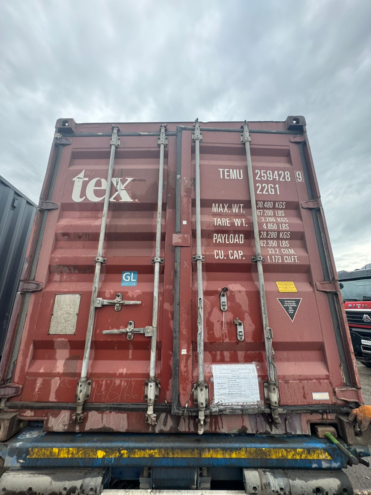 Морской контейнер TEMU2594289