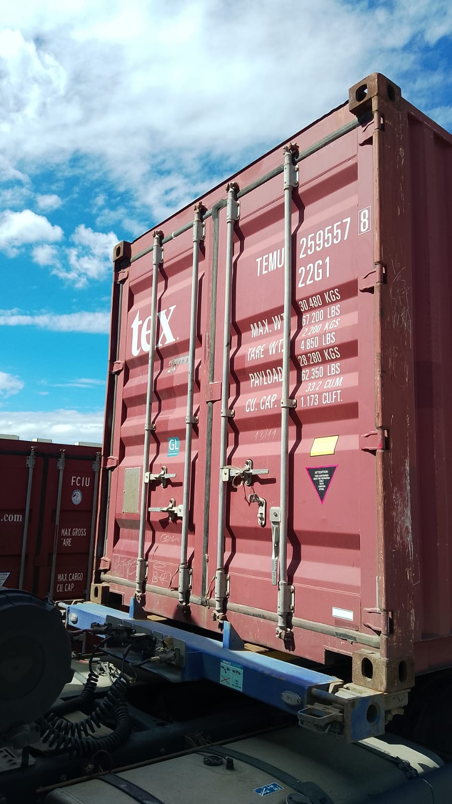 Морской контейнер TEMU2595578