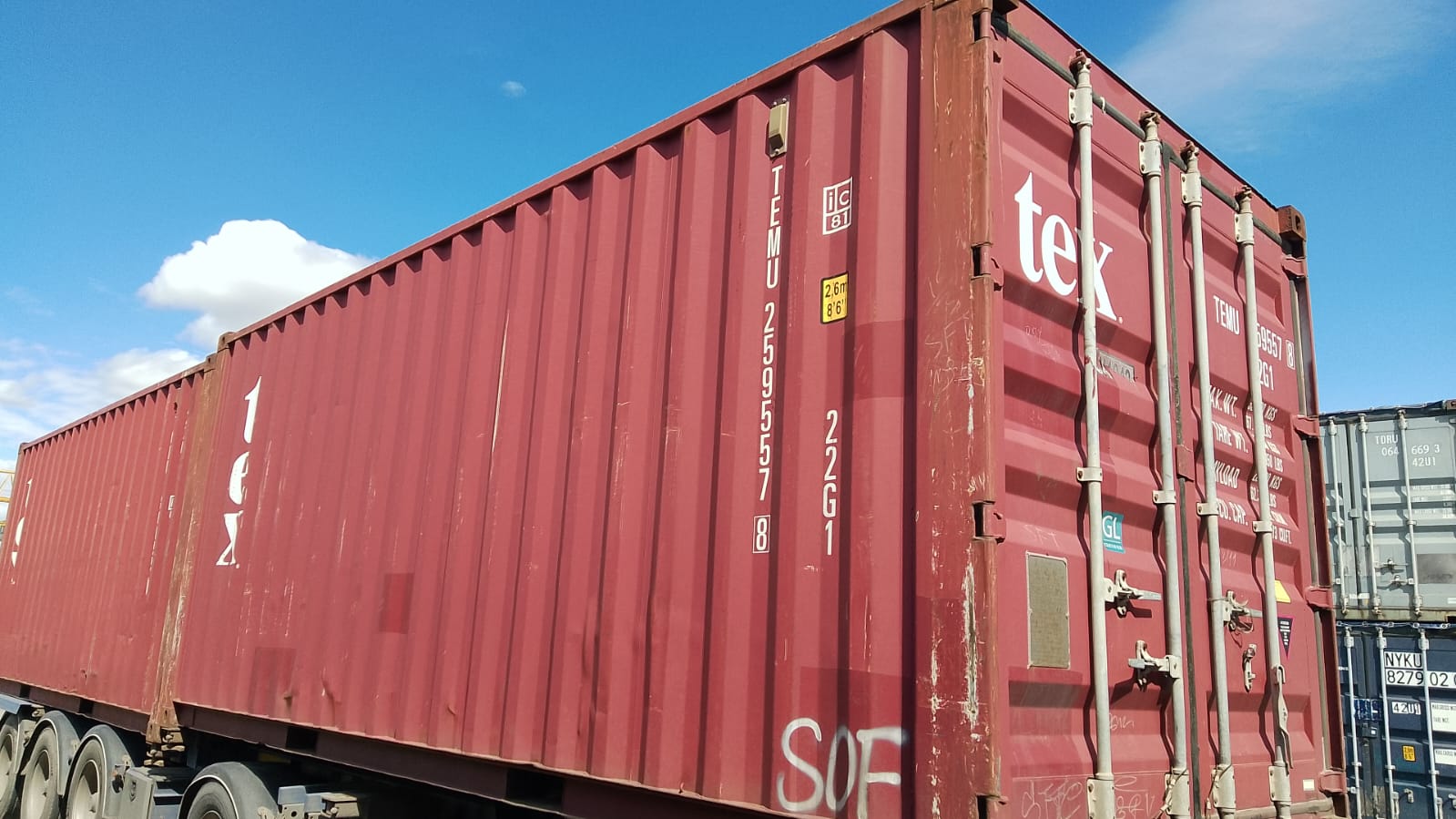 Морской контейнер TEMU2595578