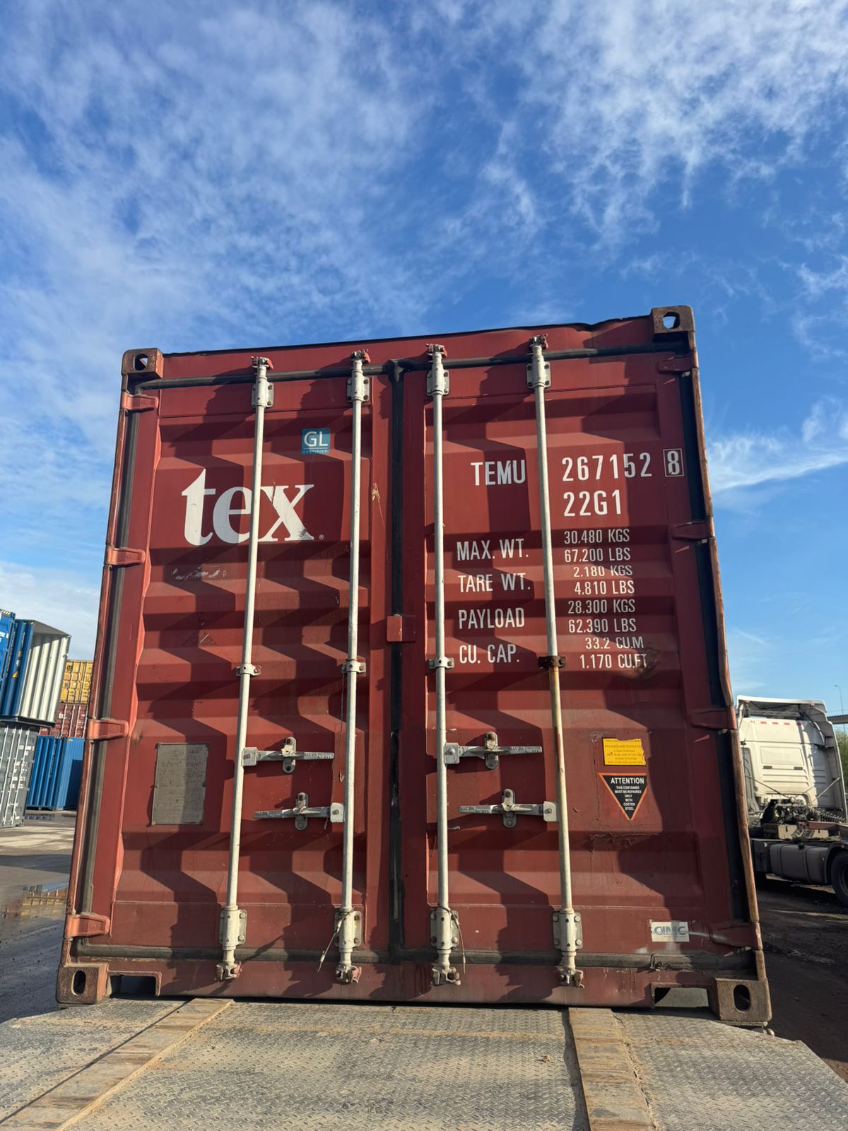 Морской контейнер TEMU2671528