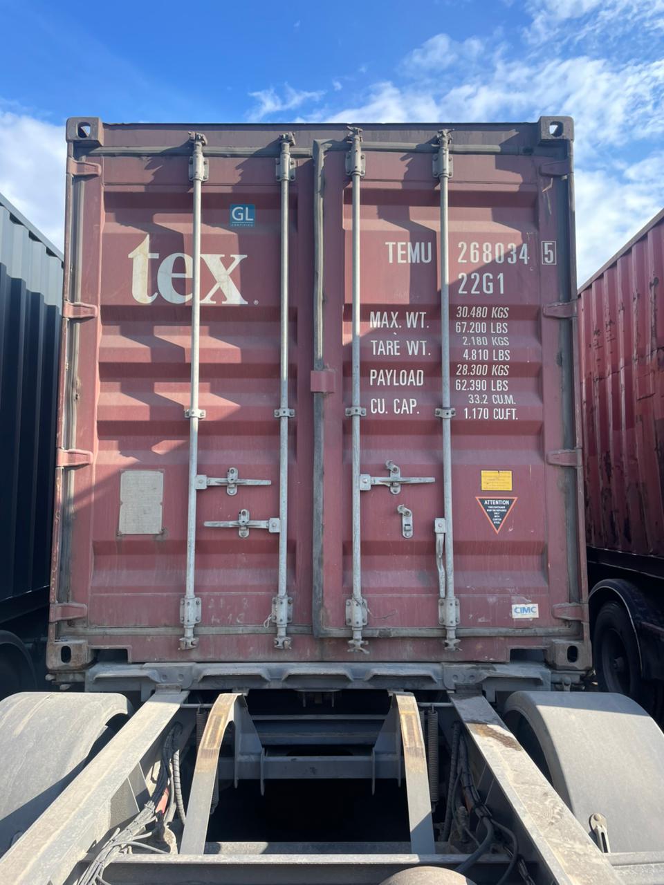 Морской контейнер TEMU2680345