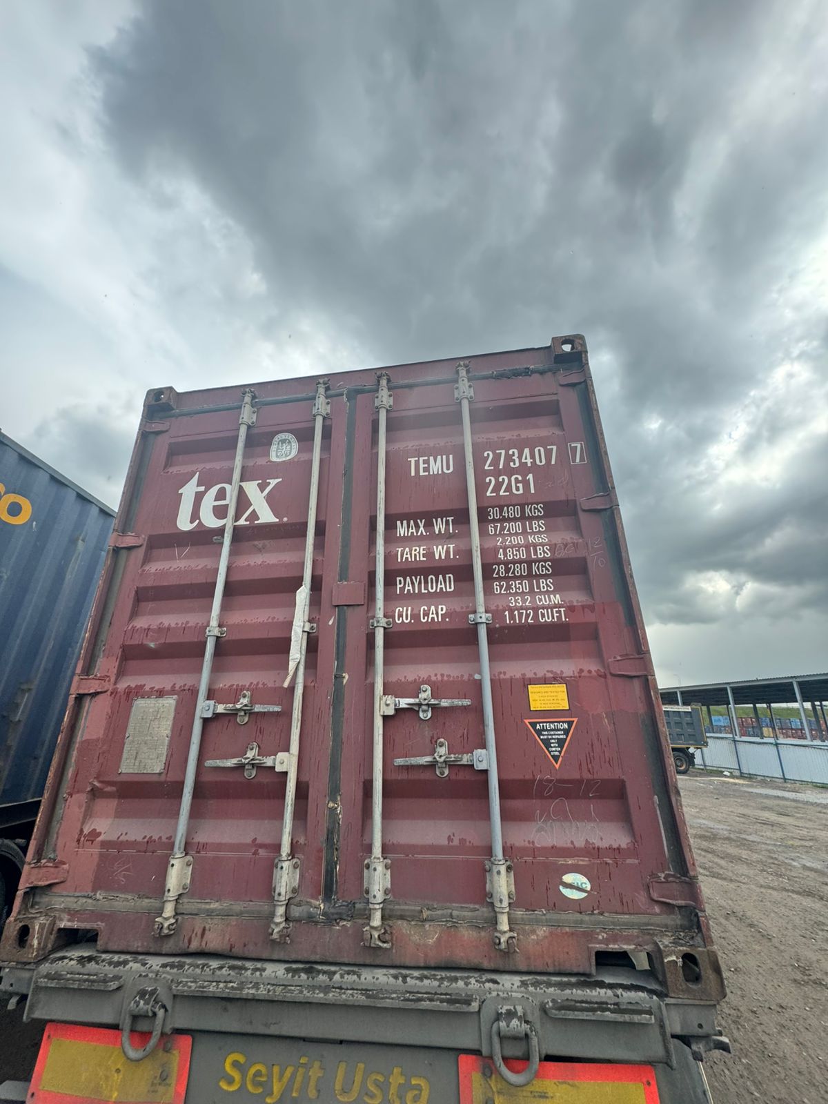 Морской контейнер TEMU2734077