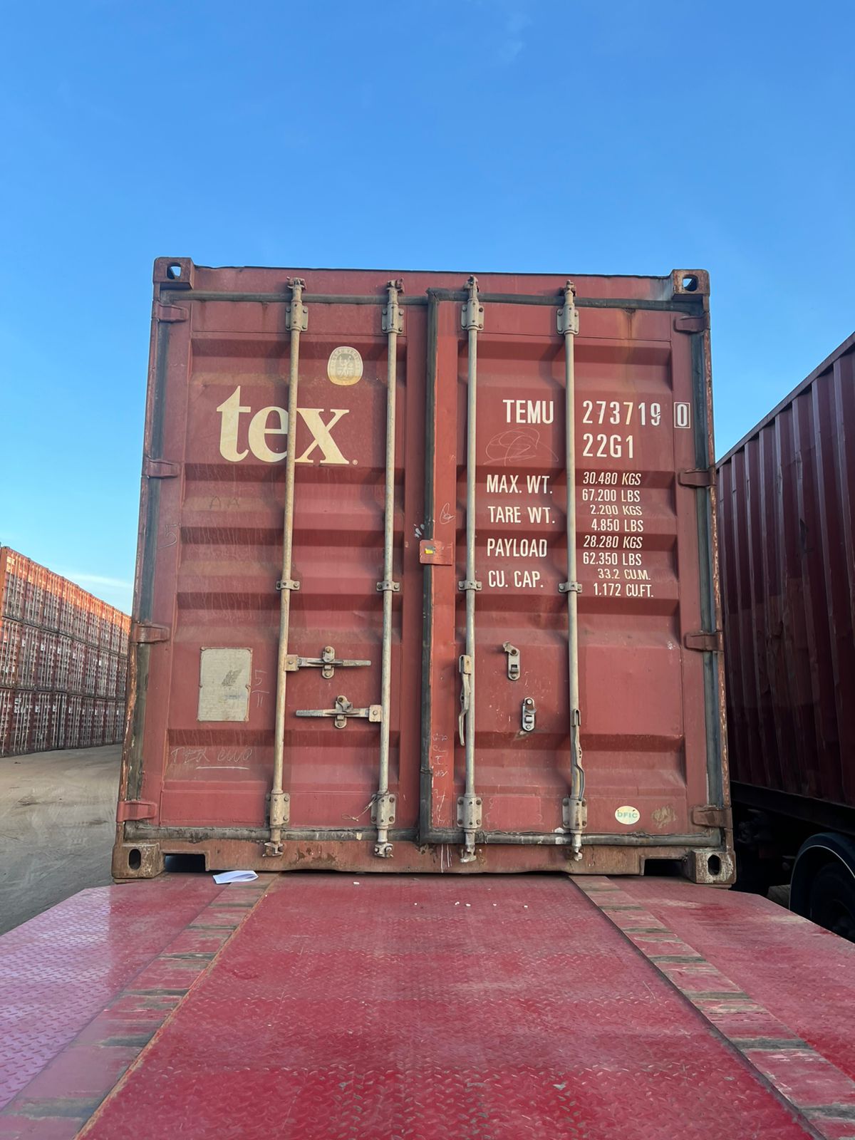 Морской контейнер TEMU2737190