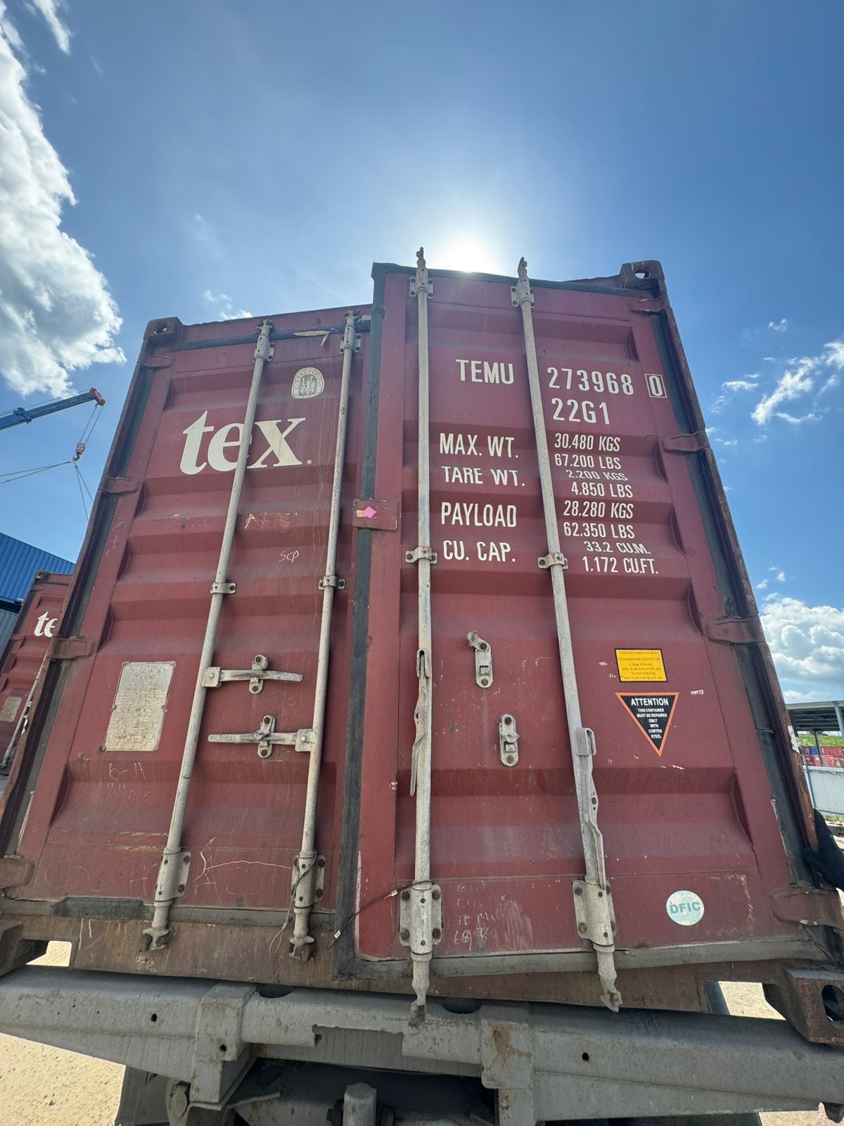 Морской контейнер TEMU2739680