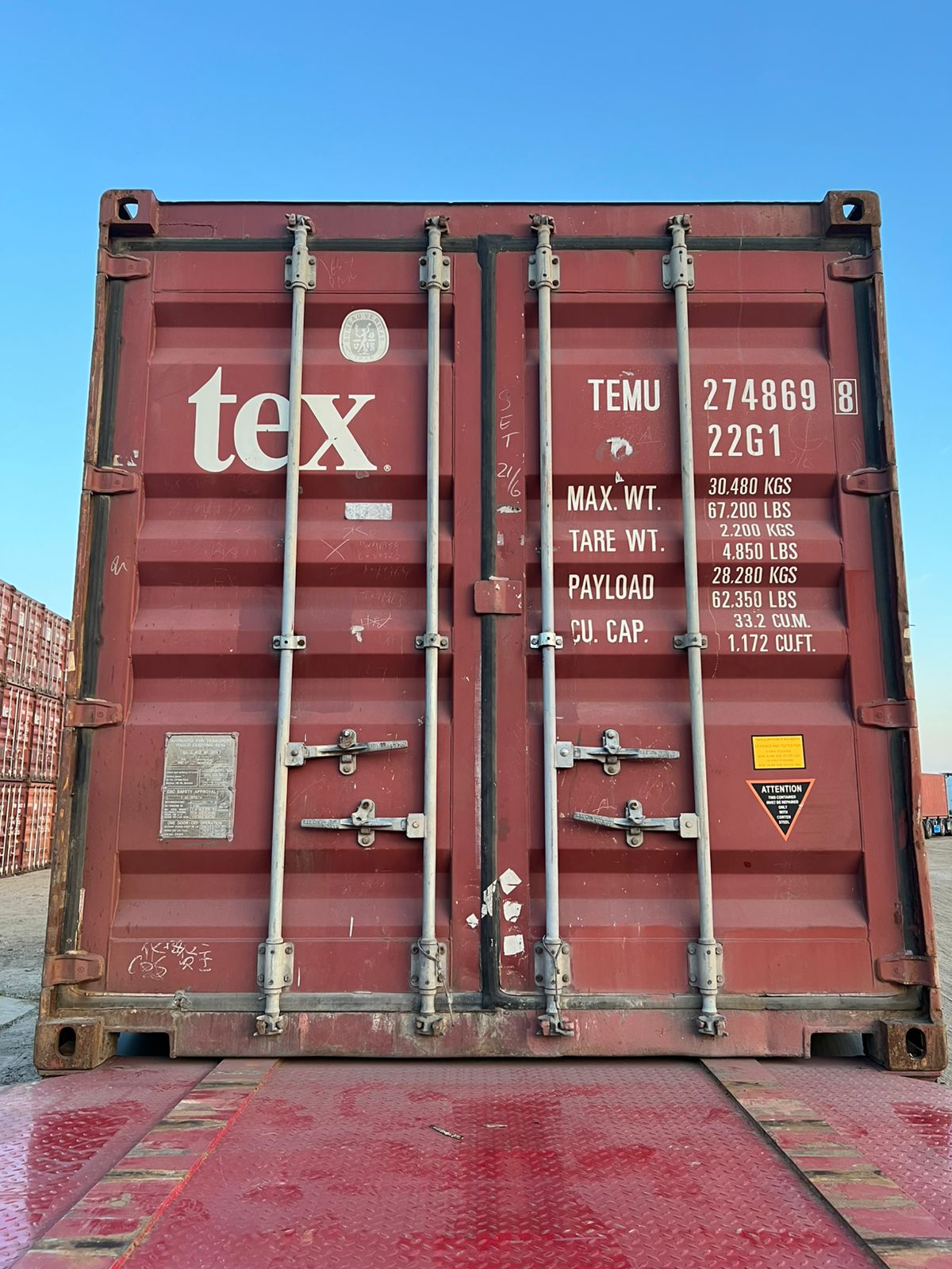 Морской контейнер TEMU2748698