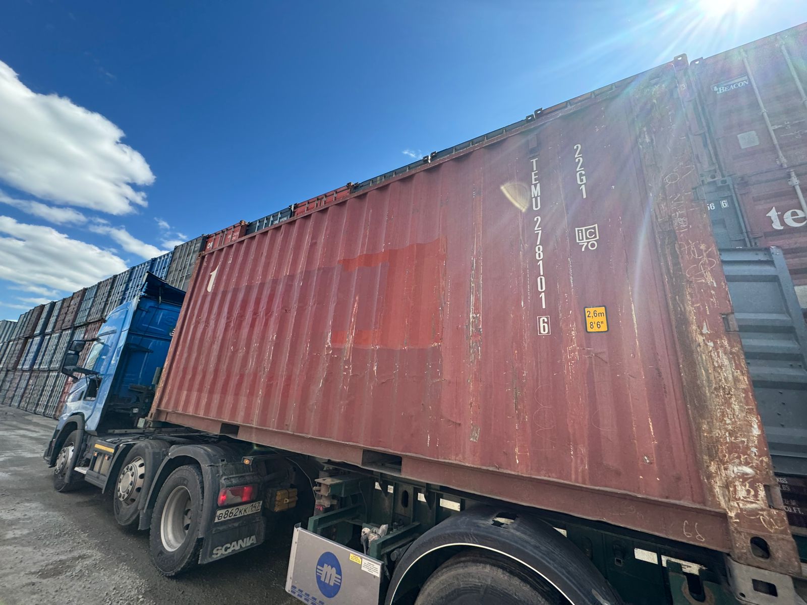 Морской контейнер TEMU2781016