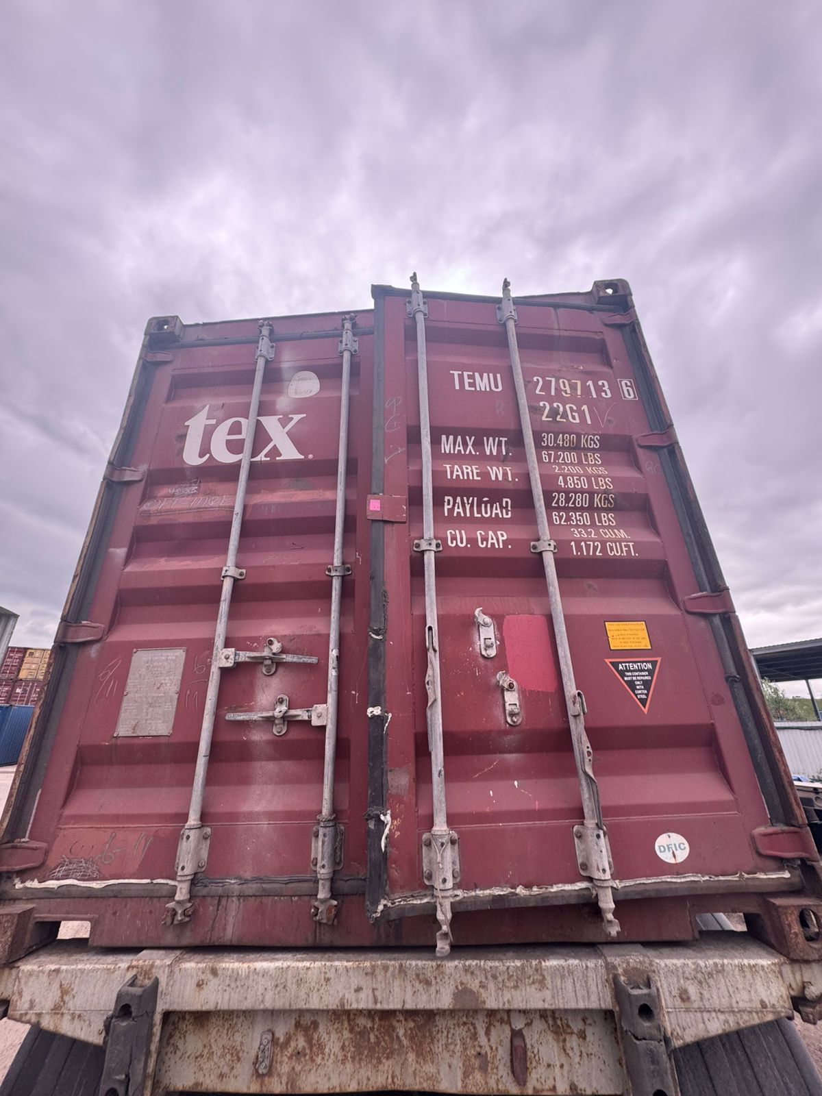 Морской контейнер TEMU2797136