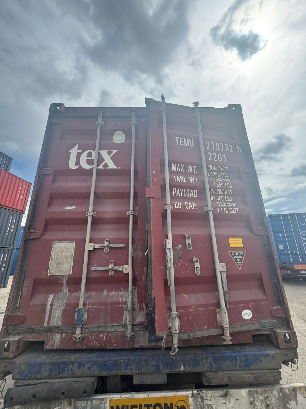 Морской контейнер TEMU2797326