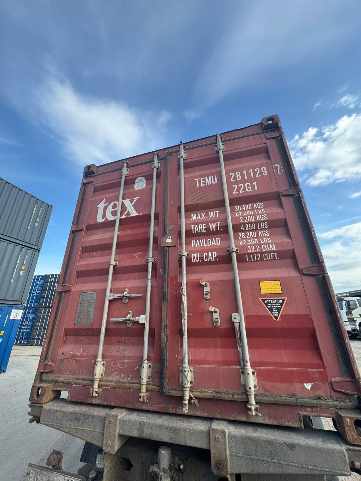 Морской контейнер TEMU2811297