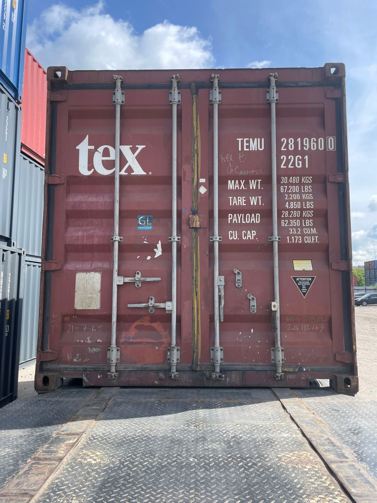 Морской контейнер TEMU2819600