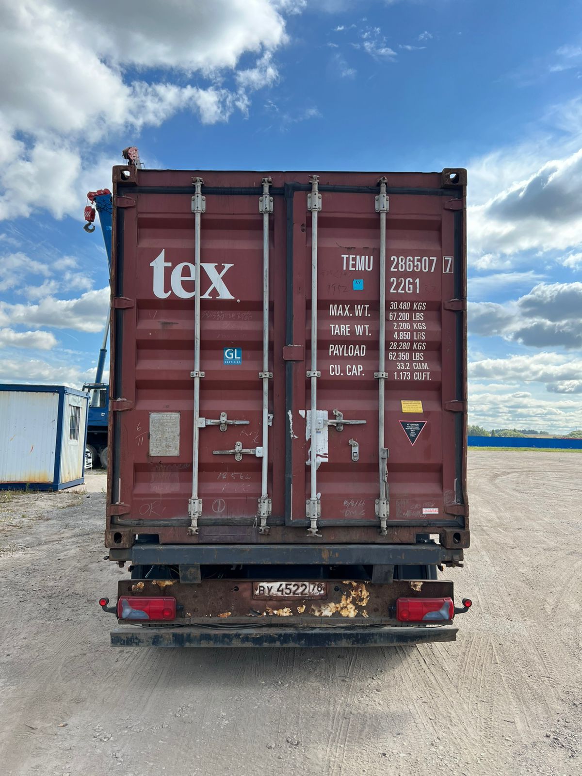 Морской контейнер TEMU2865077