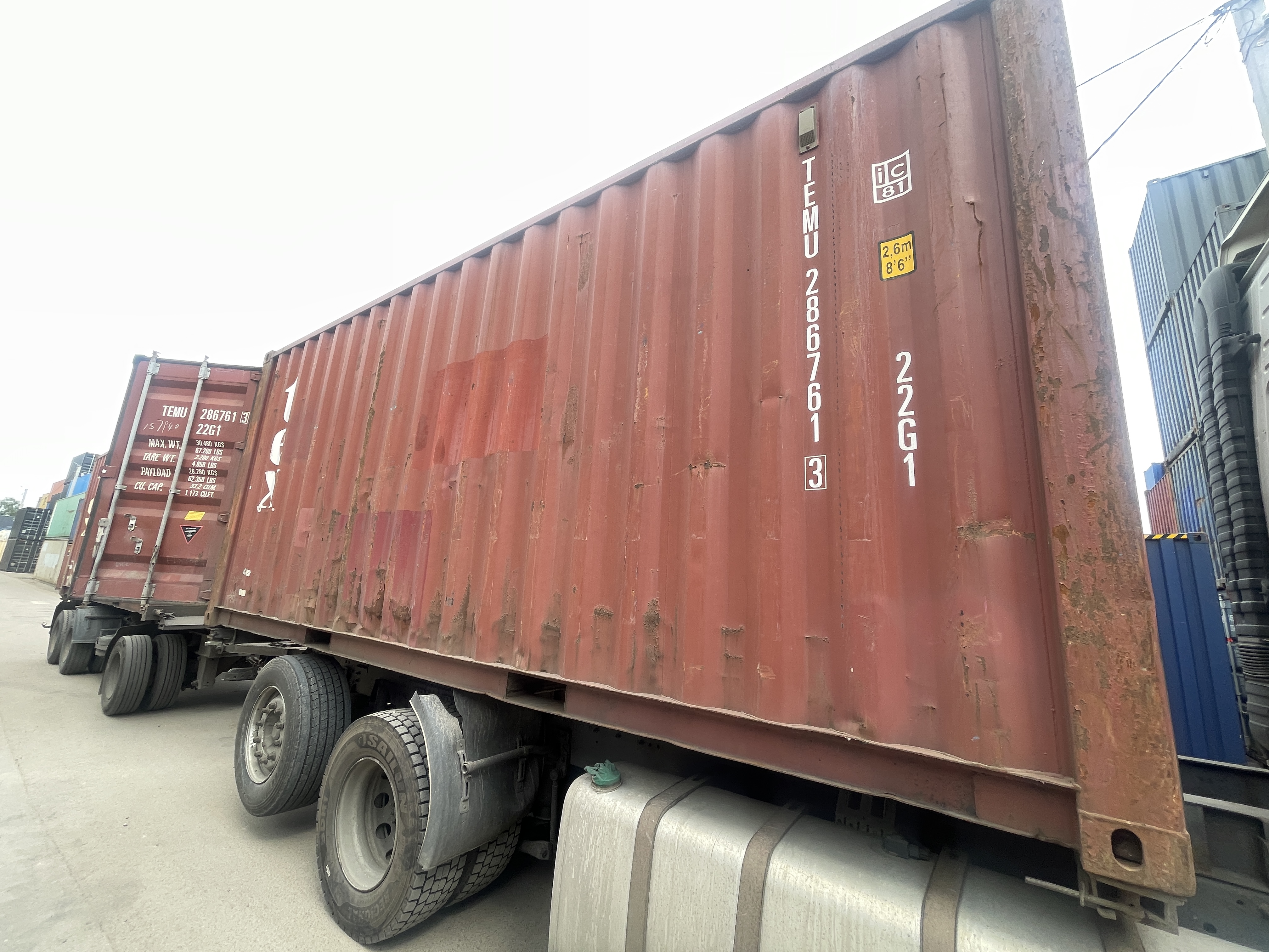 Морской контейнер TEMU2867613