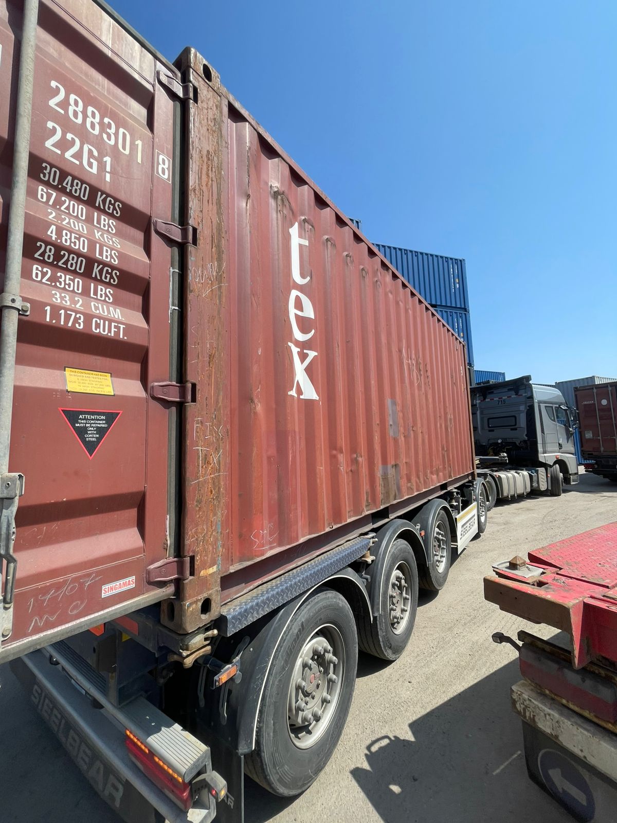 Морской контейнер TEMU2883018