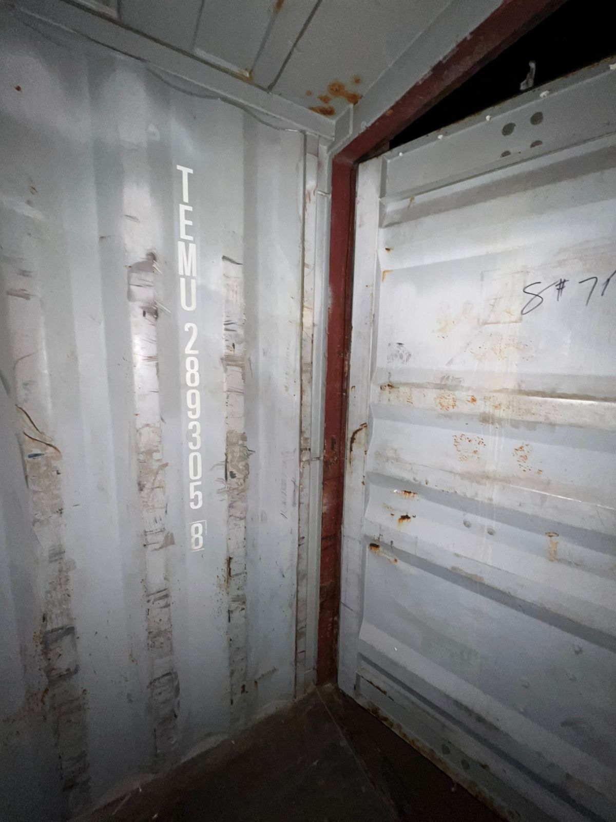 Морской контейнер TEMU2893058