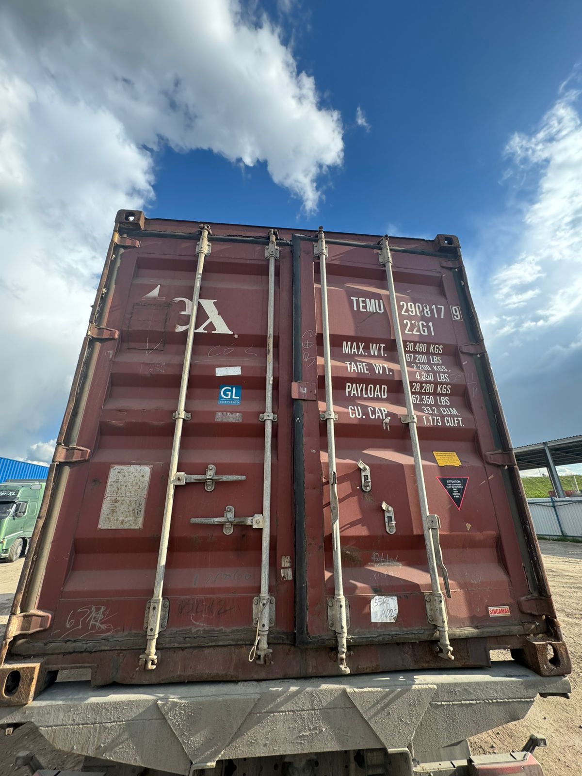 Морской контейнер TEMU2908179