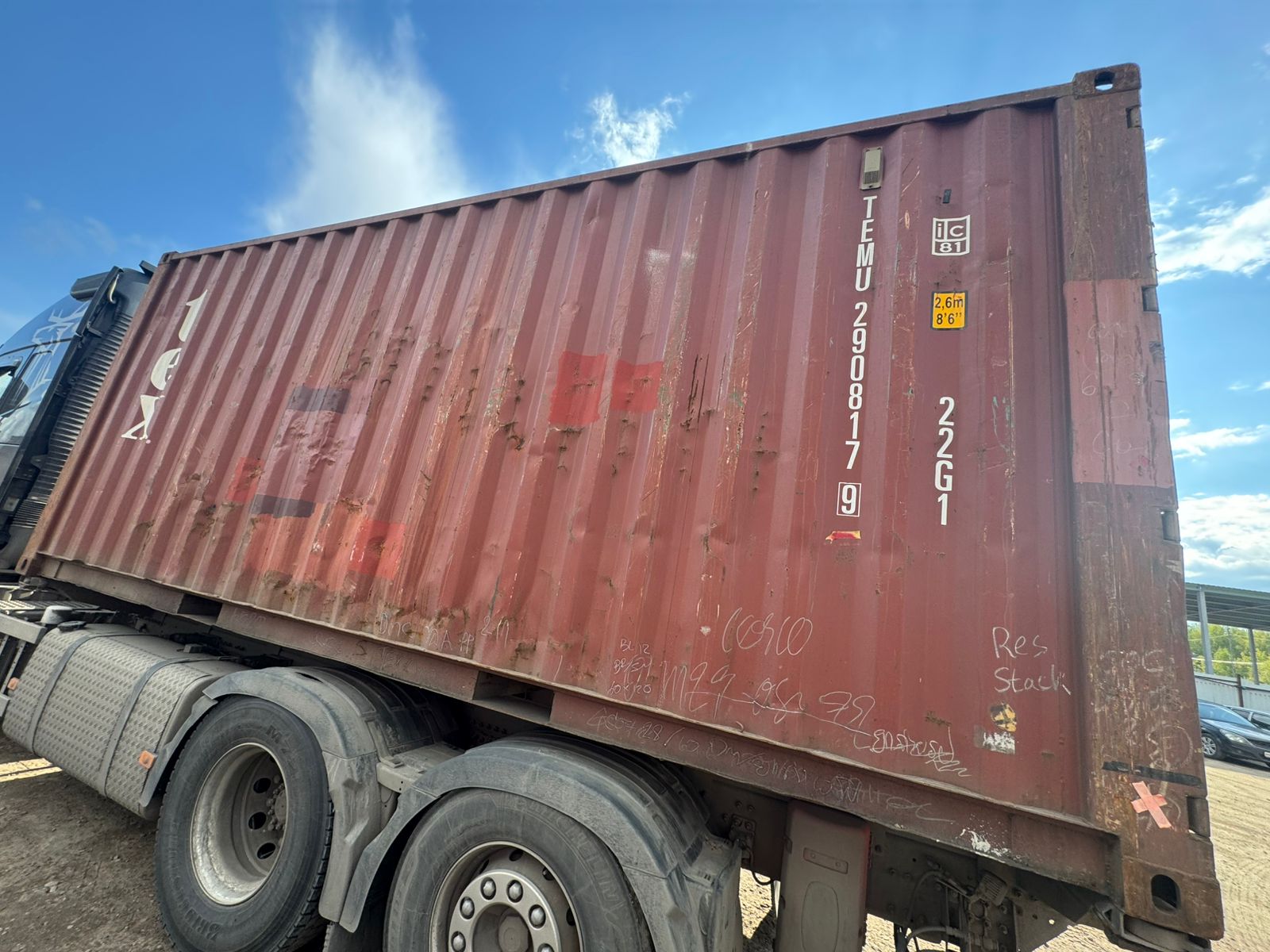 Морской контейнер TEMU2908179