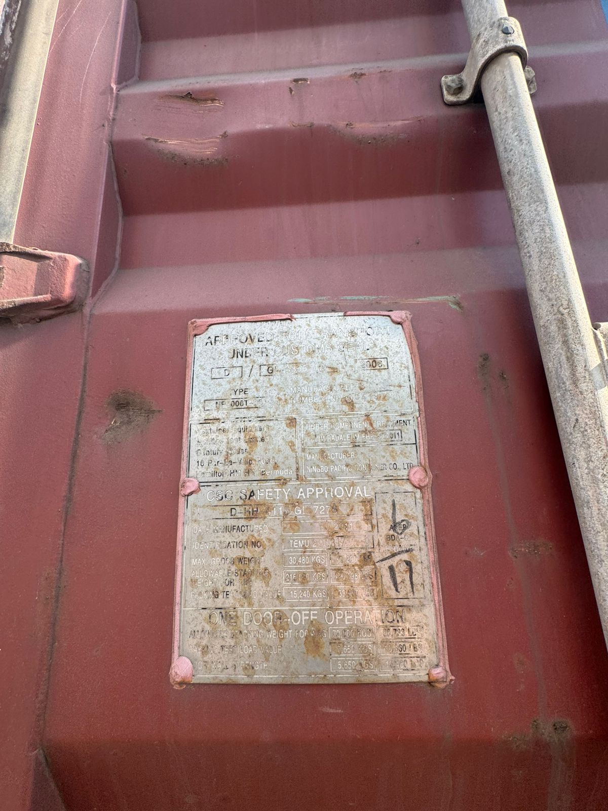 Морской контейнер TEMU2908179