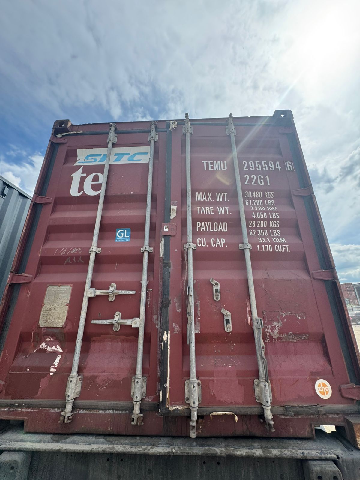 Морской контейнер TEMU2955946