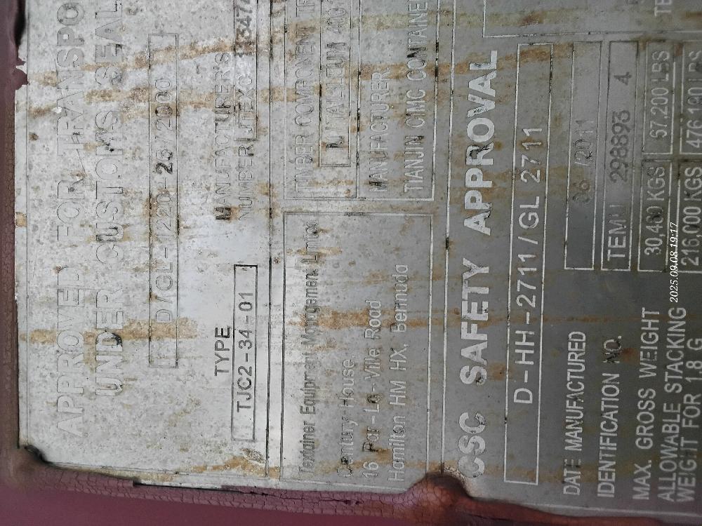 Морской контейнер TEMU2988934