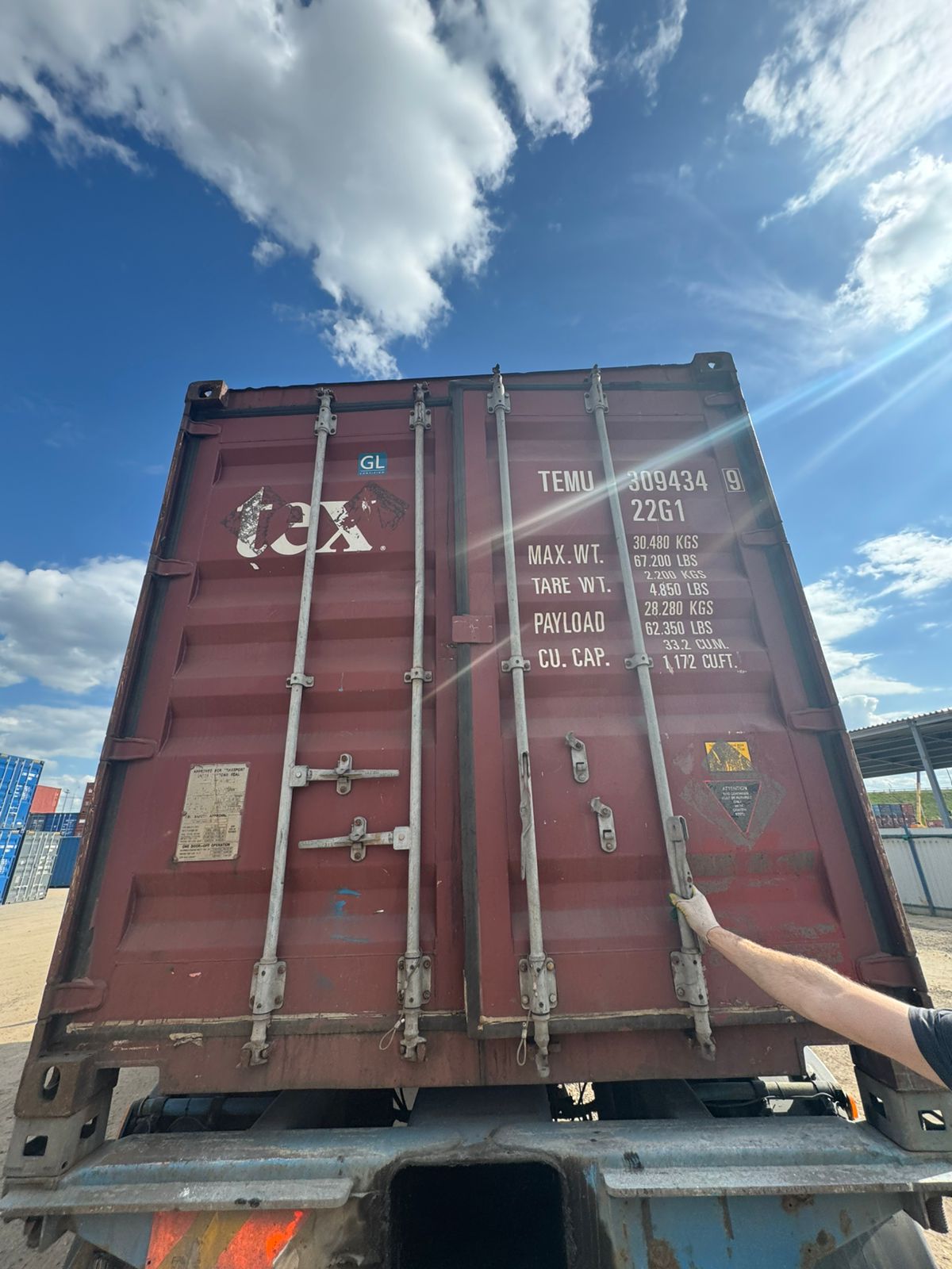 Морской контейнер TEMU3094349
