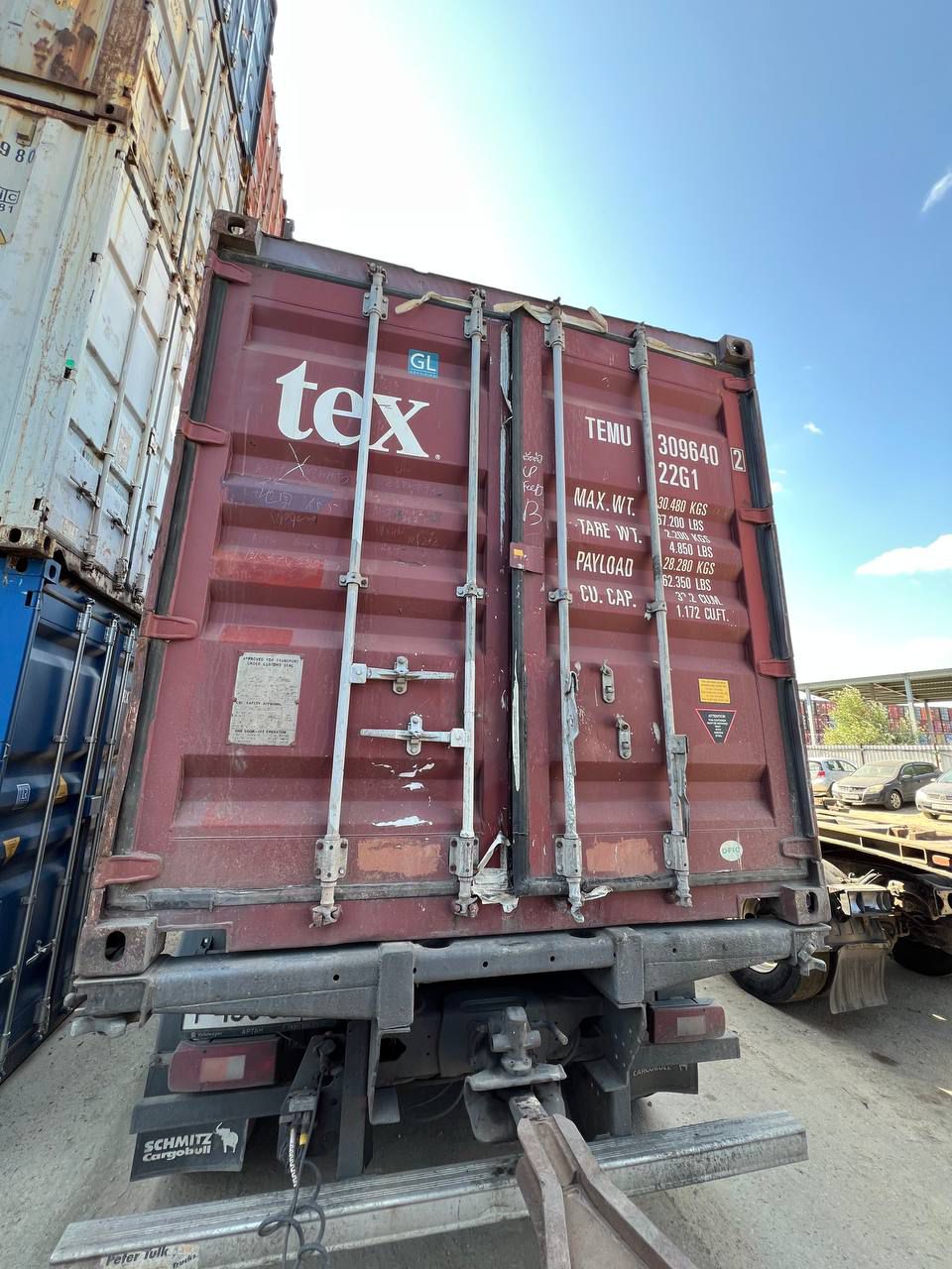 Морской контейнер TEMU3096402