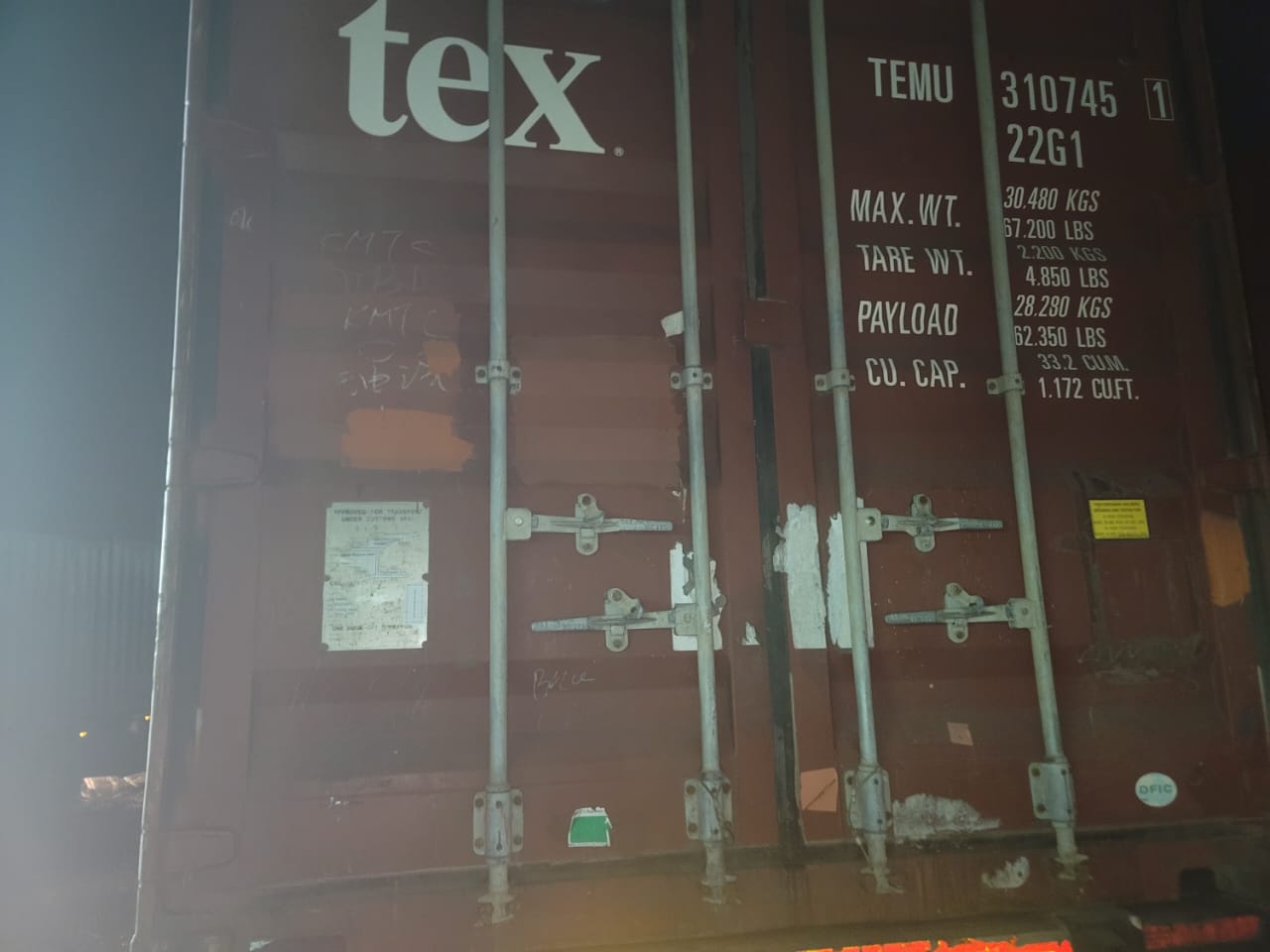 Морской контейнер TEMU3107451