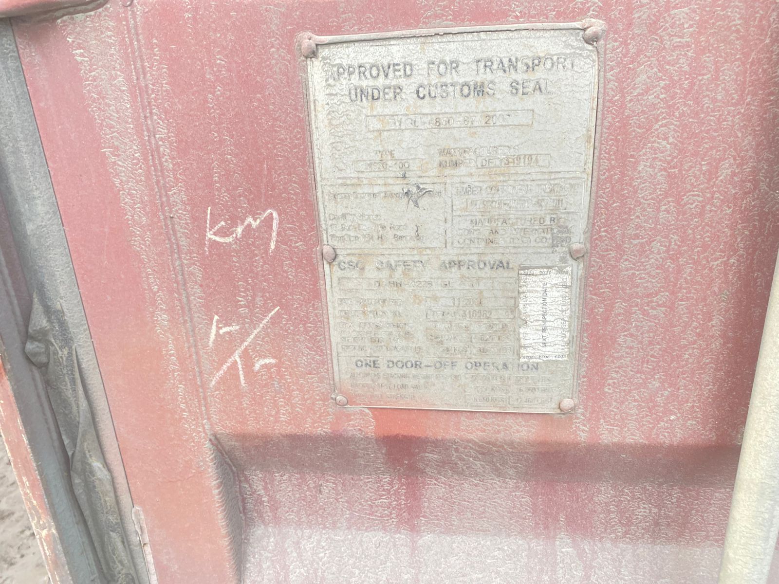 Морской контейнер TEMU3109829