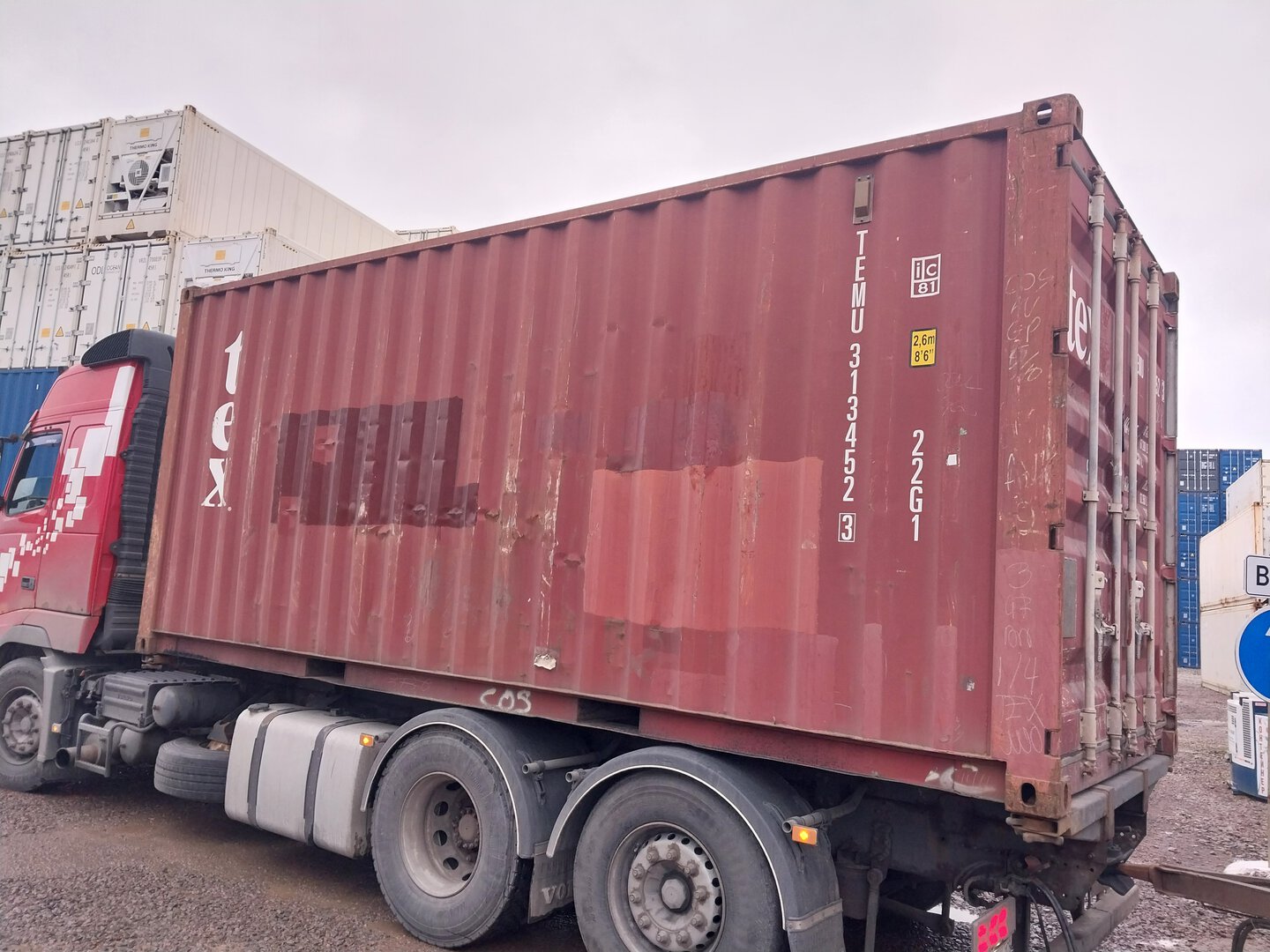 Морской контейнер TEMU3134523