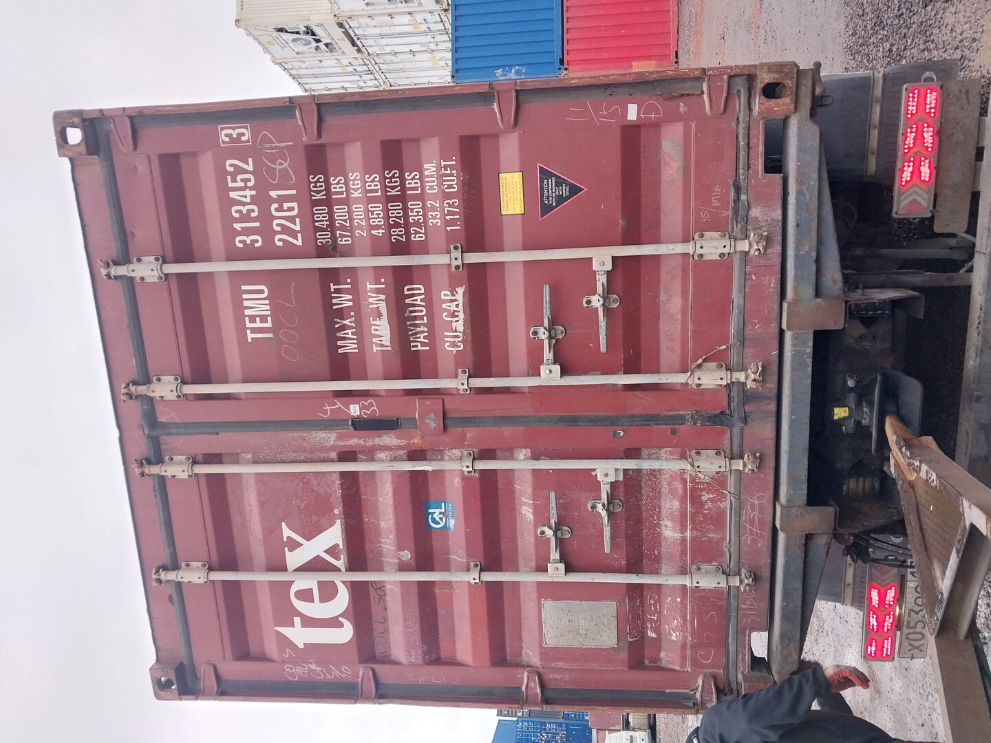 Морской контейнер TEMU3134523