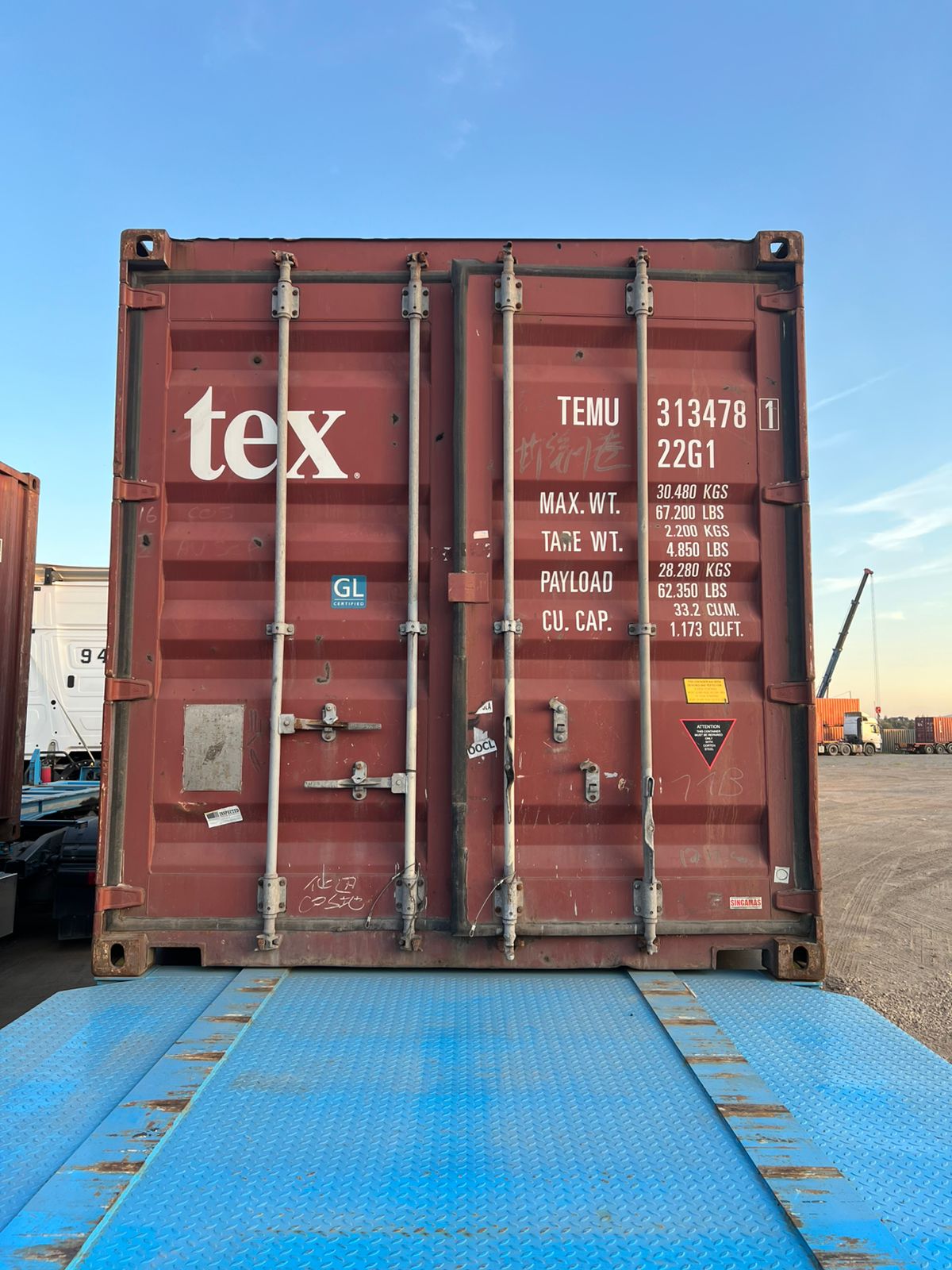 Морской контейнер TEMU3134781