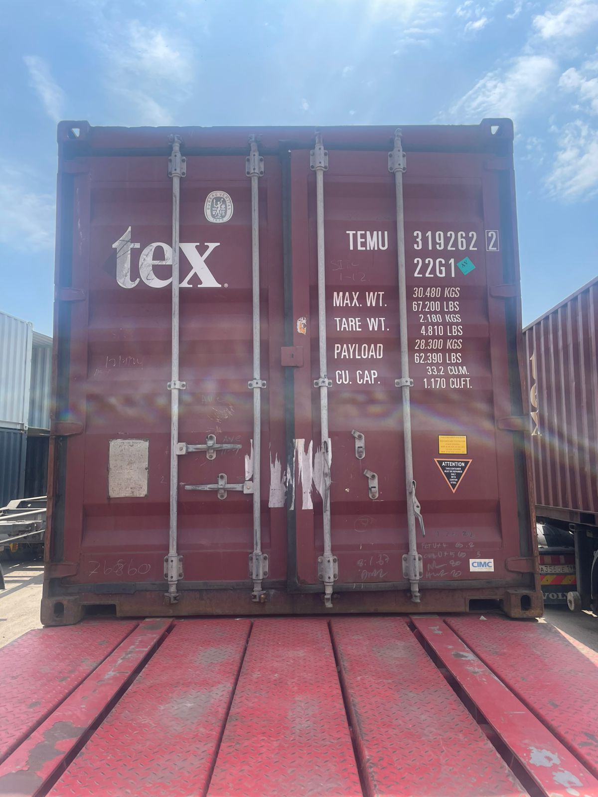 Морской контейнер TEMU3192622