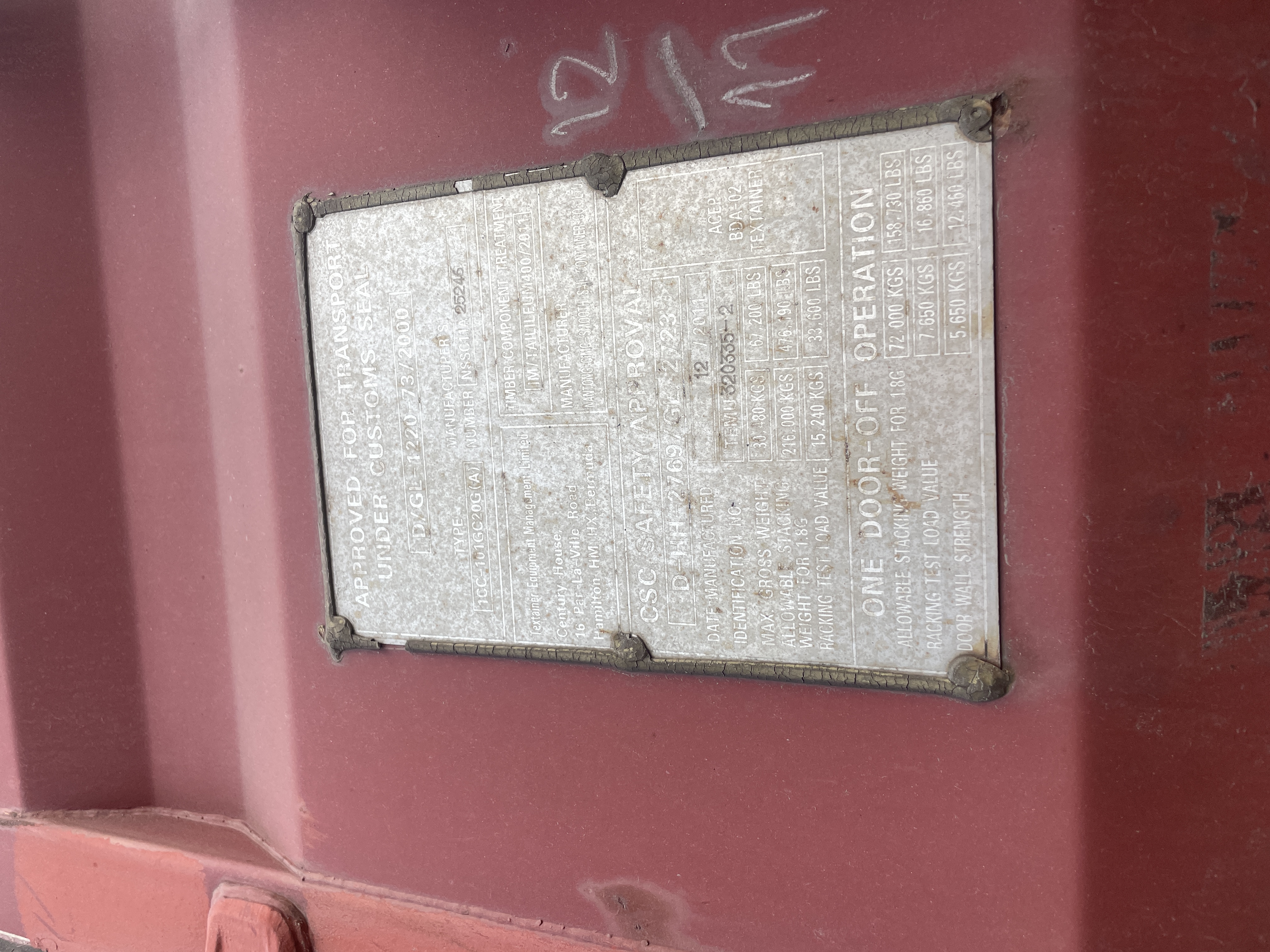 Морской контейнер TEMU3203352