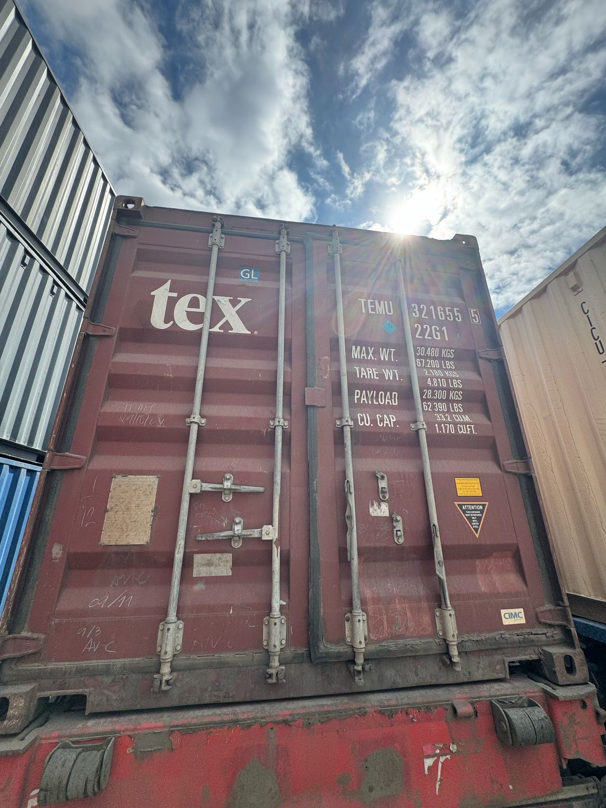 Морской контейнер TEMU3216555
