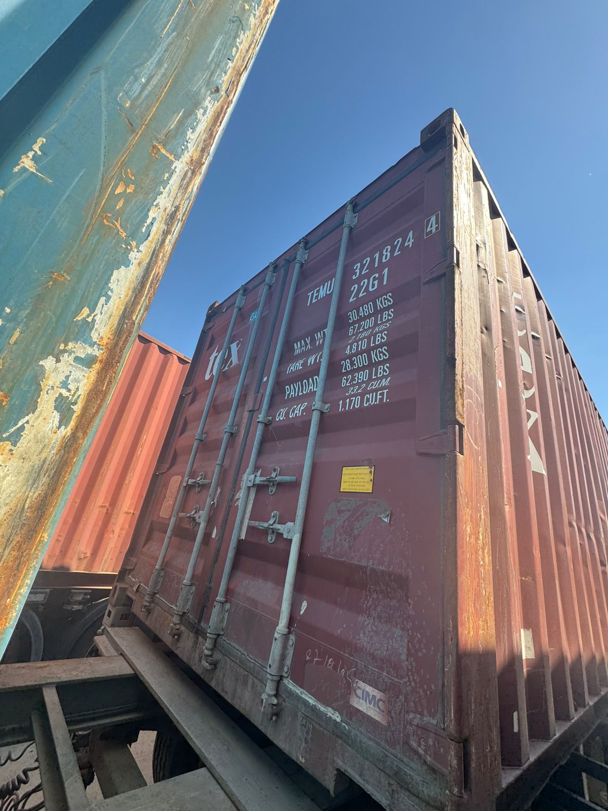Морской контейнер TEMU3218244
