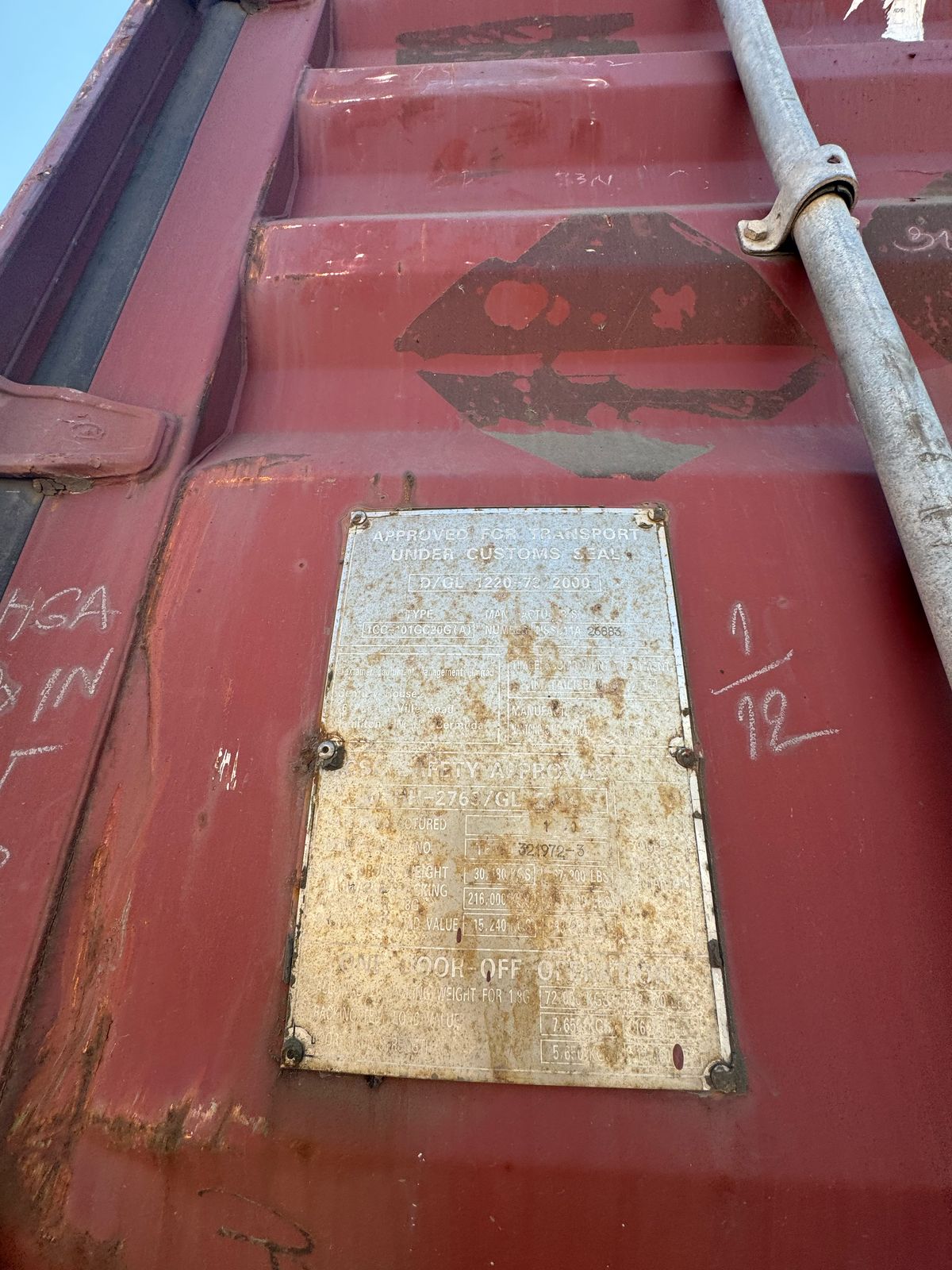 Морской контейнер TEMU3219723