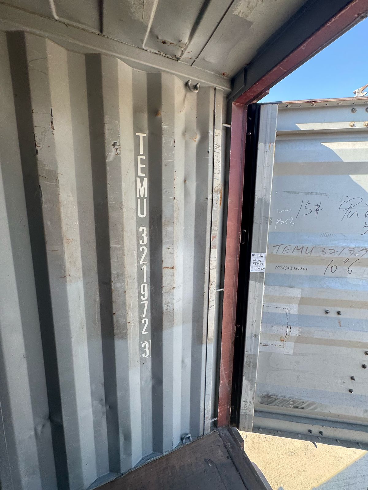 Морской контейнер TEMU3219723