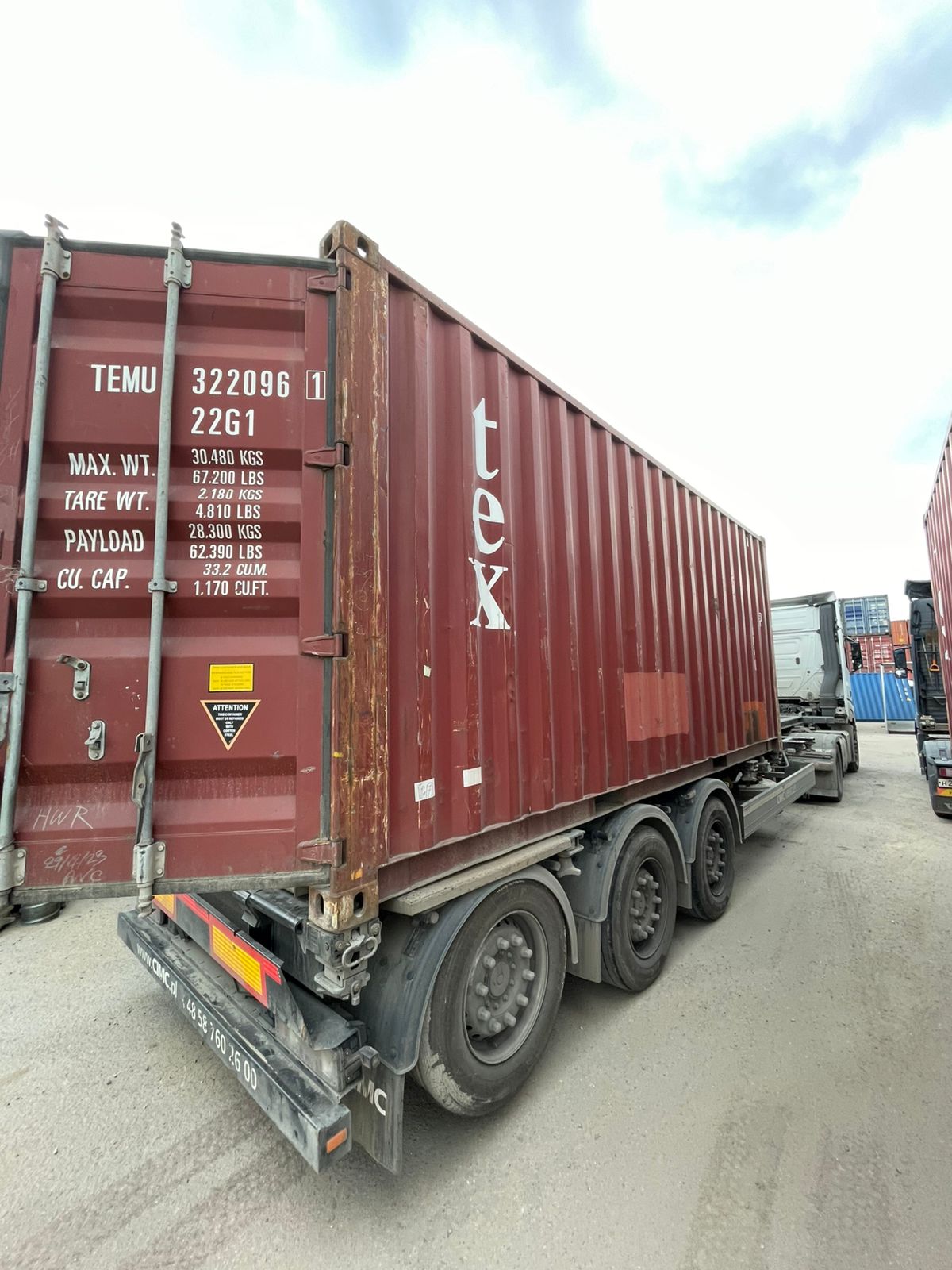 Морской контейнер TEMU3220961