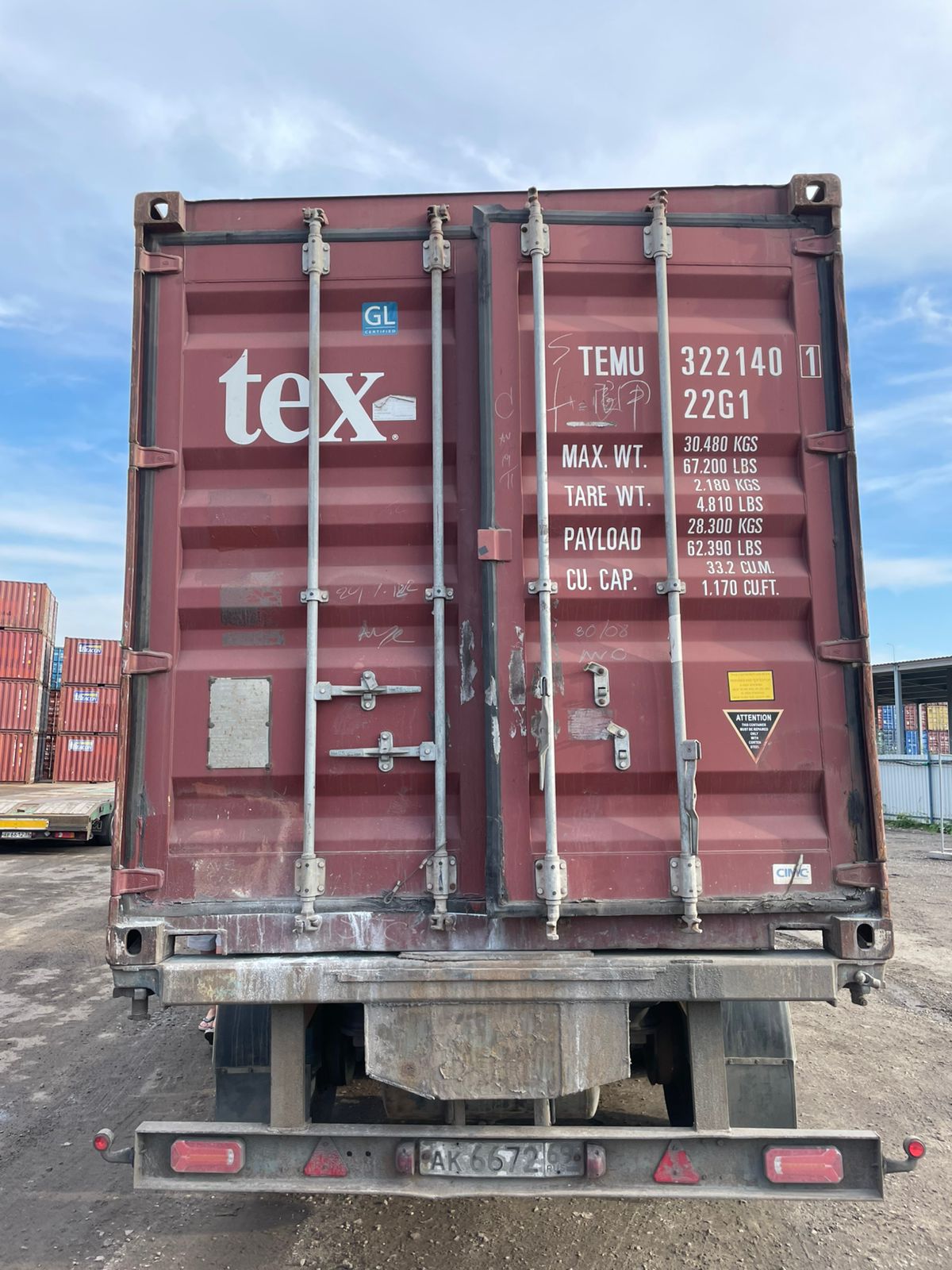 Морской контейнер TEMU3221401