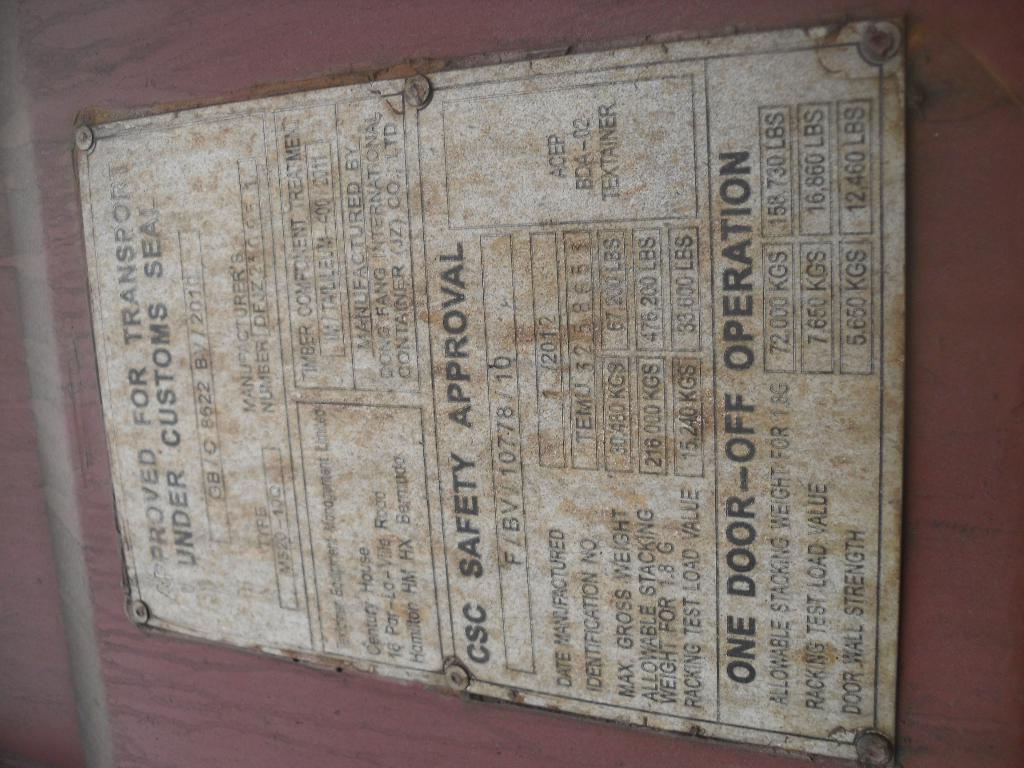 Морской контейнер TEMU3258653