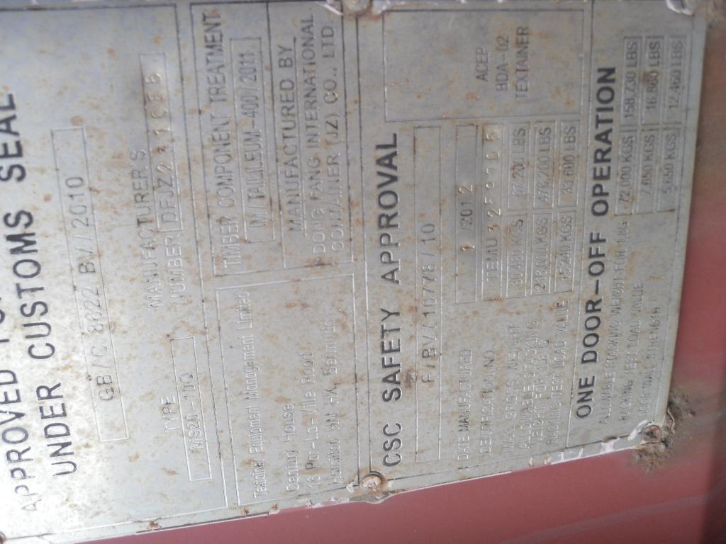 Морской контейнер TEMU3259705