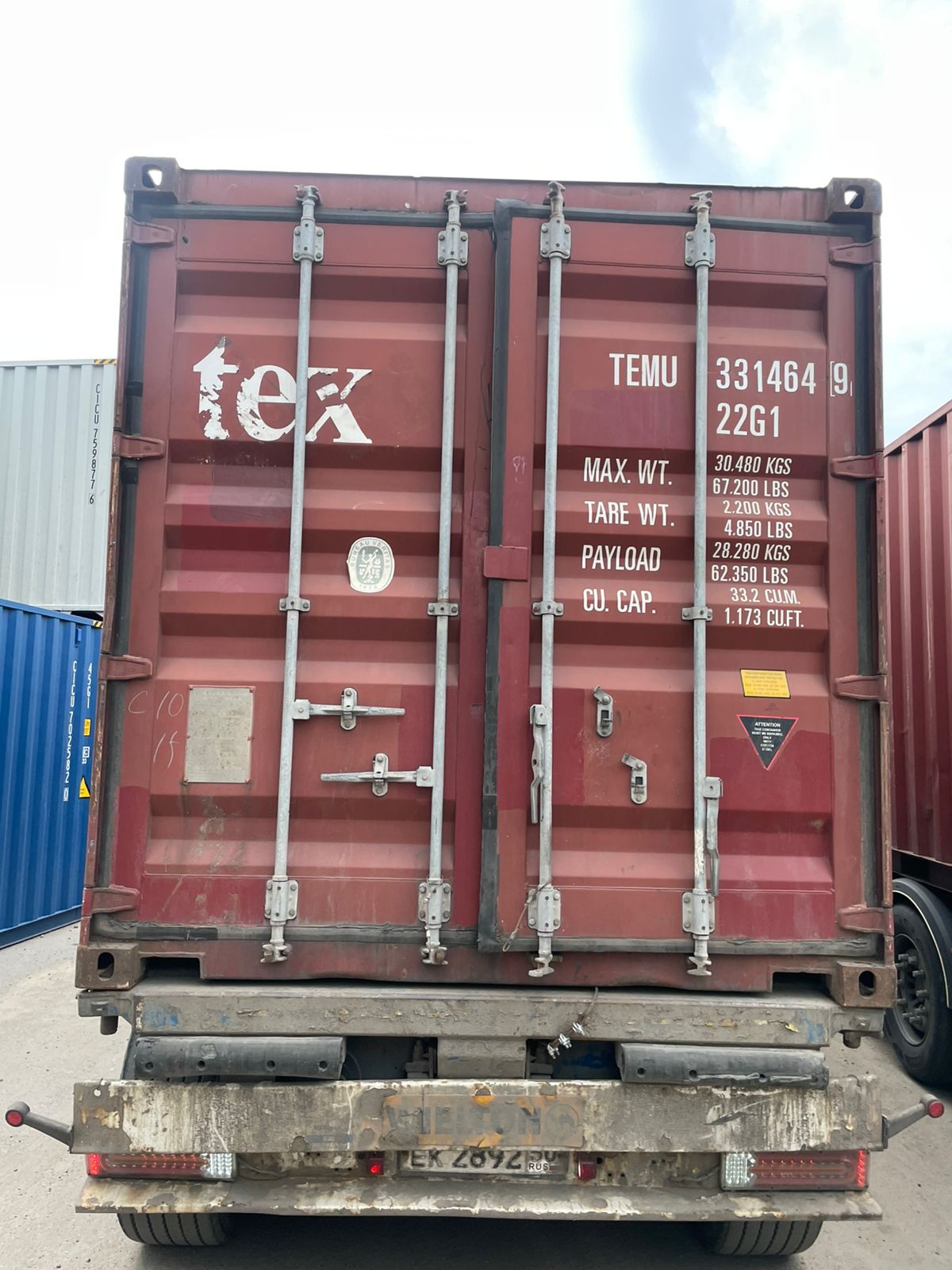 Морской контейнер TEMU3314649