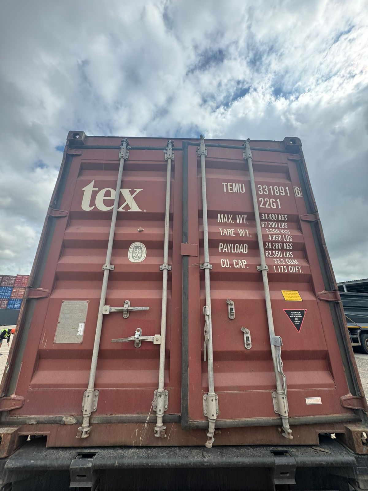 Морской контейнер TEMU3318916