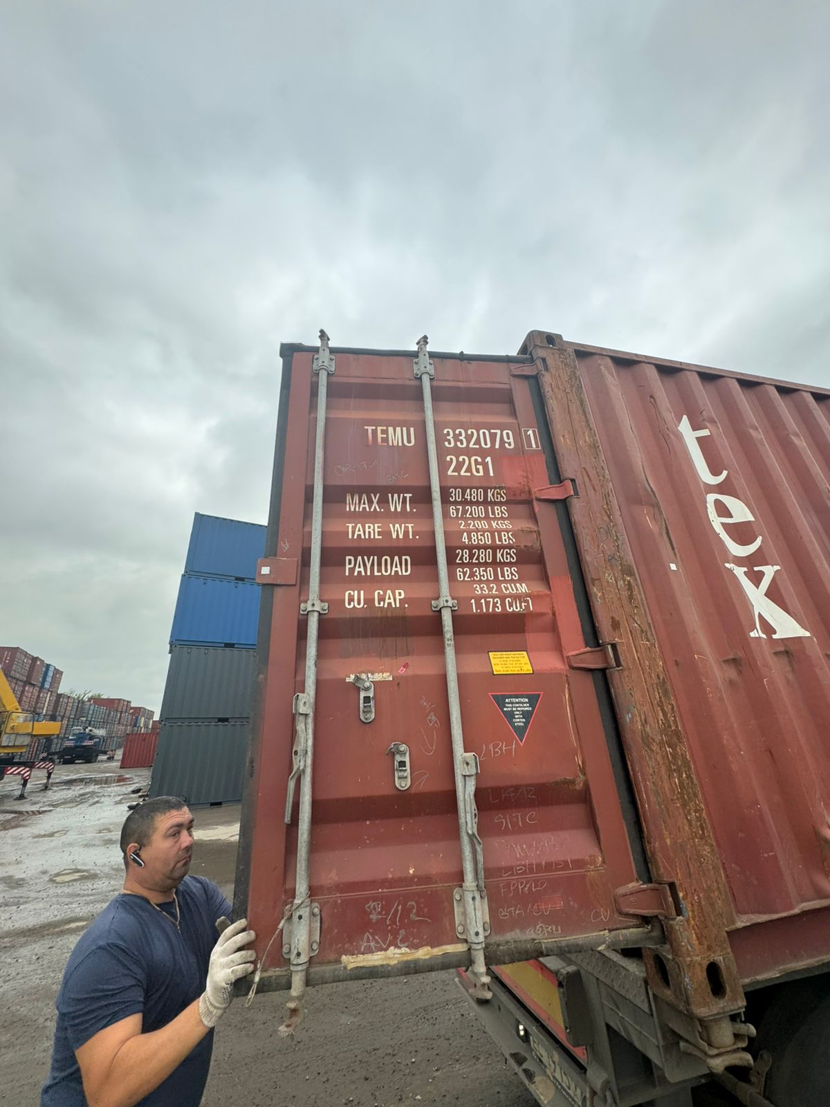 Морской контейнер TEMU3320791