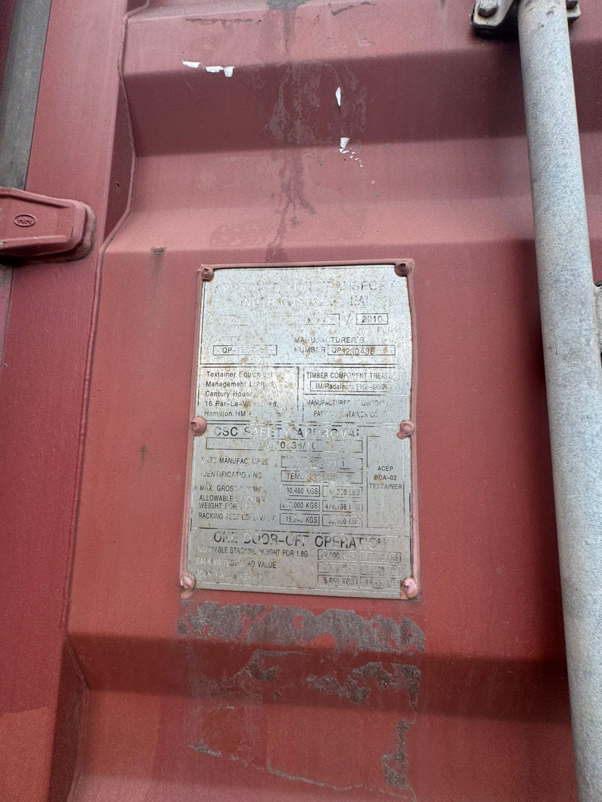 Морской контейнер TEMU3321442