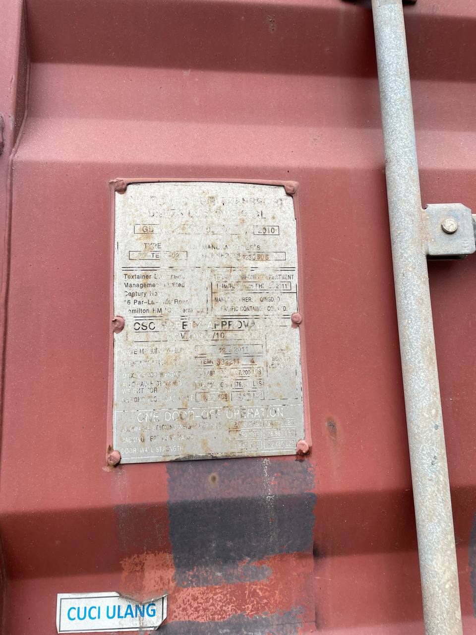 Морской контейнер TEMU3322114
