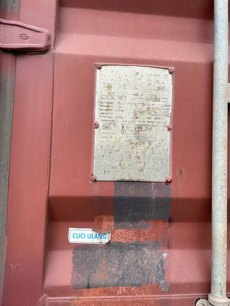 Морской контейнер TEMU3322114