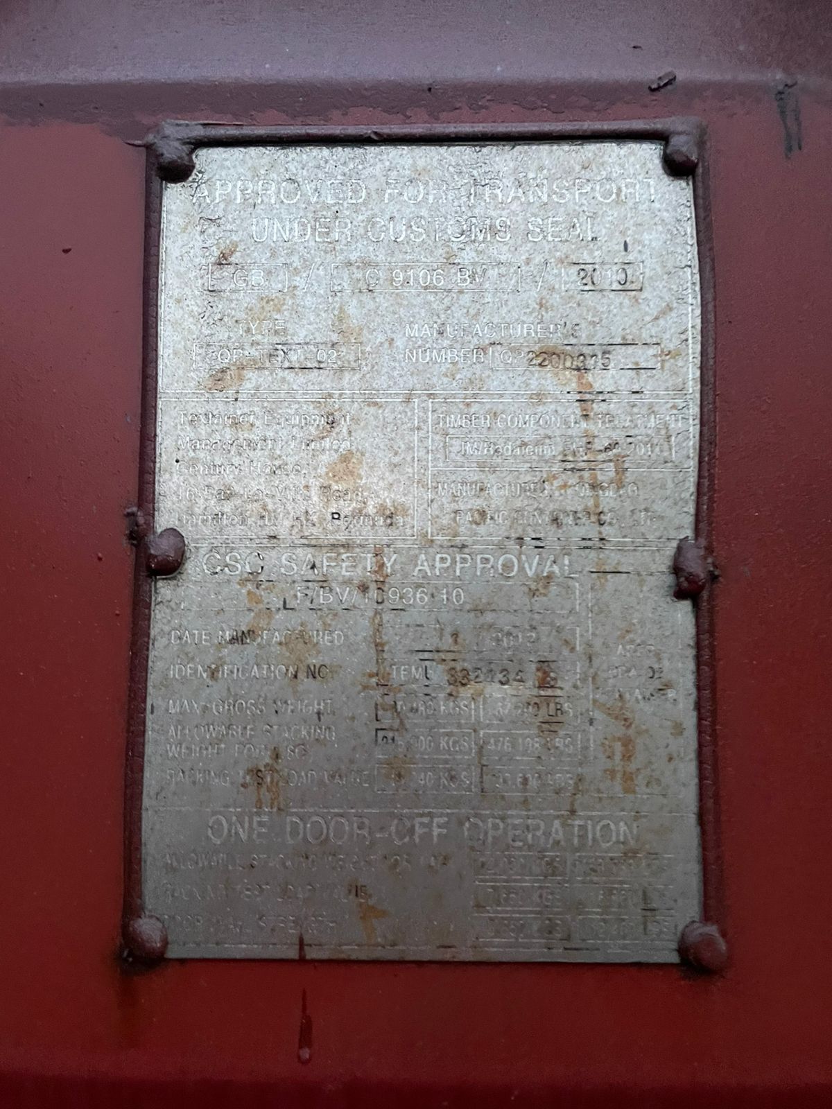 Морской контейнер TEMU3324349