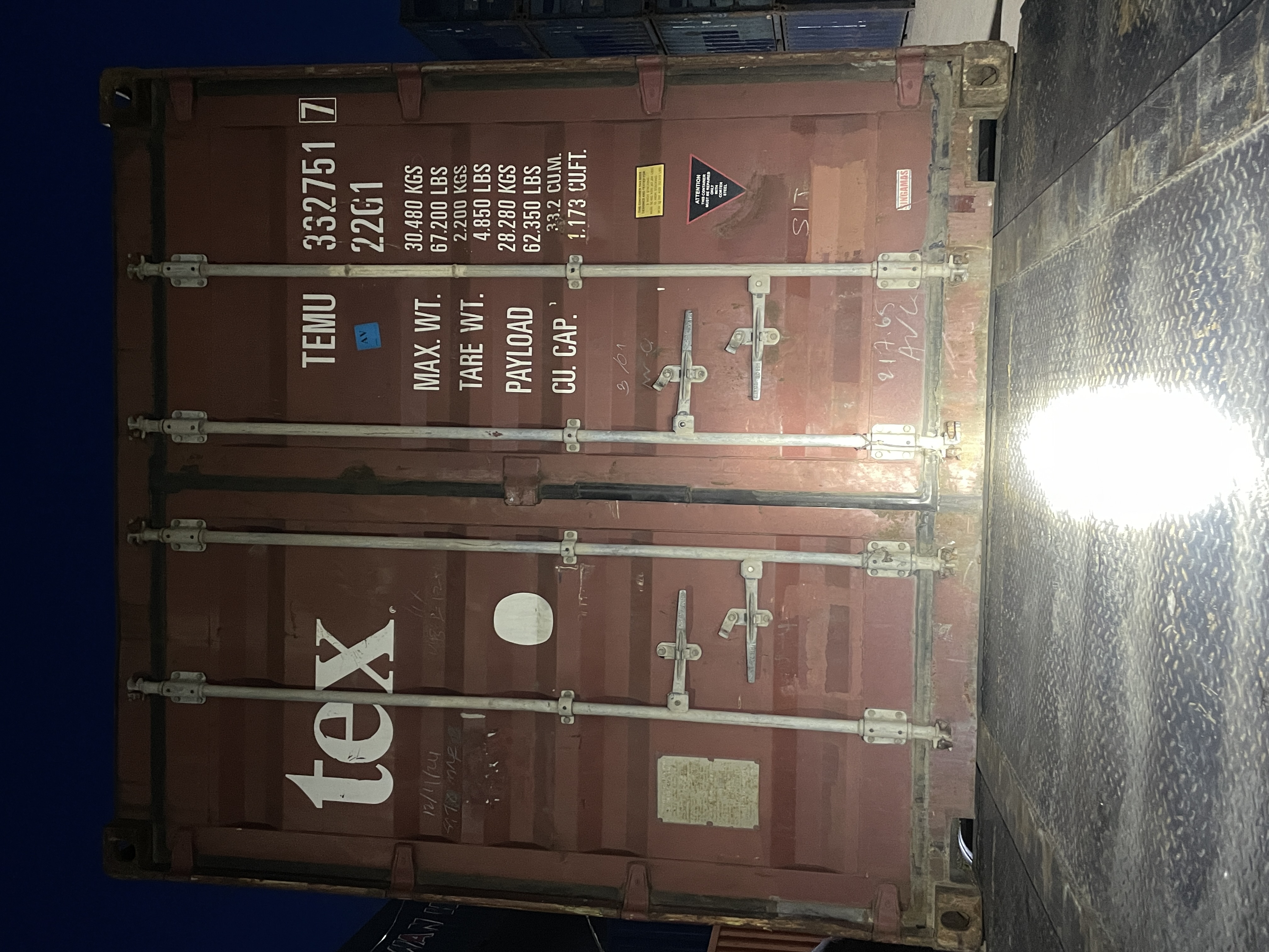 Морской контейнер TEMU3327517