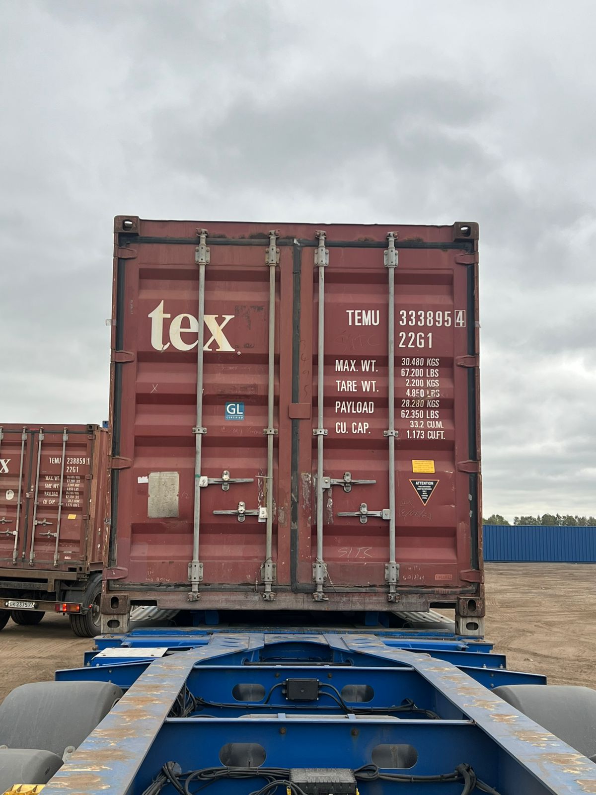 Морской контейнер TEMU3338954