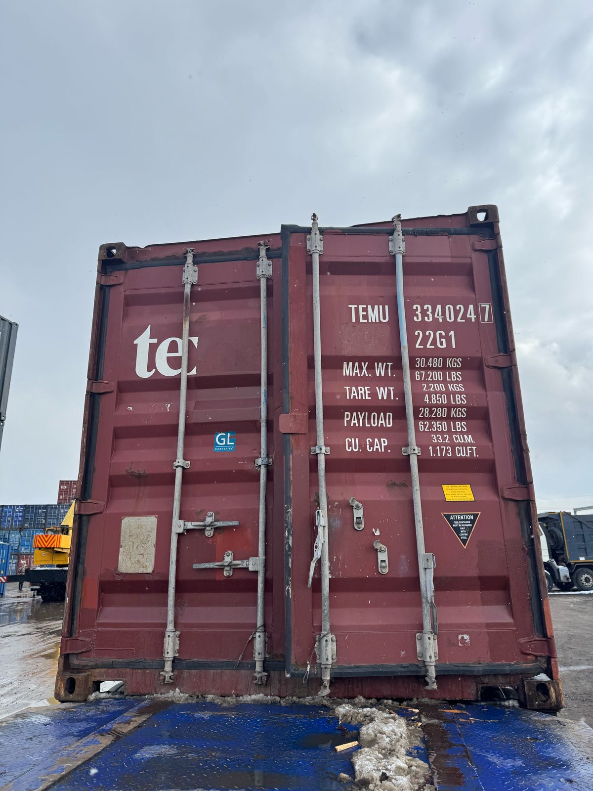 Морской контейнер TEMU3340247